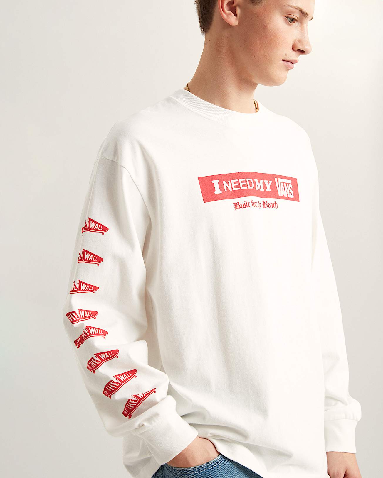 I Need My LS Tee White VANS Blanco ALT5