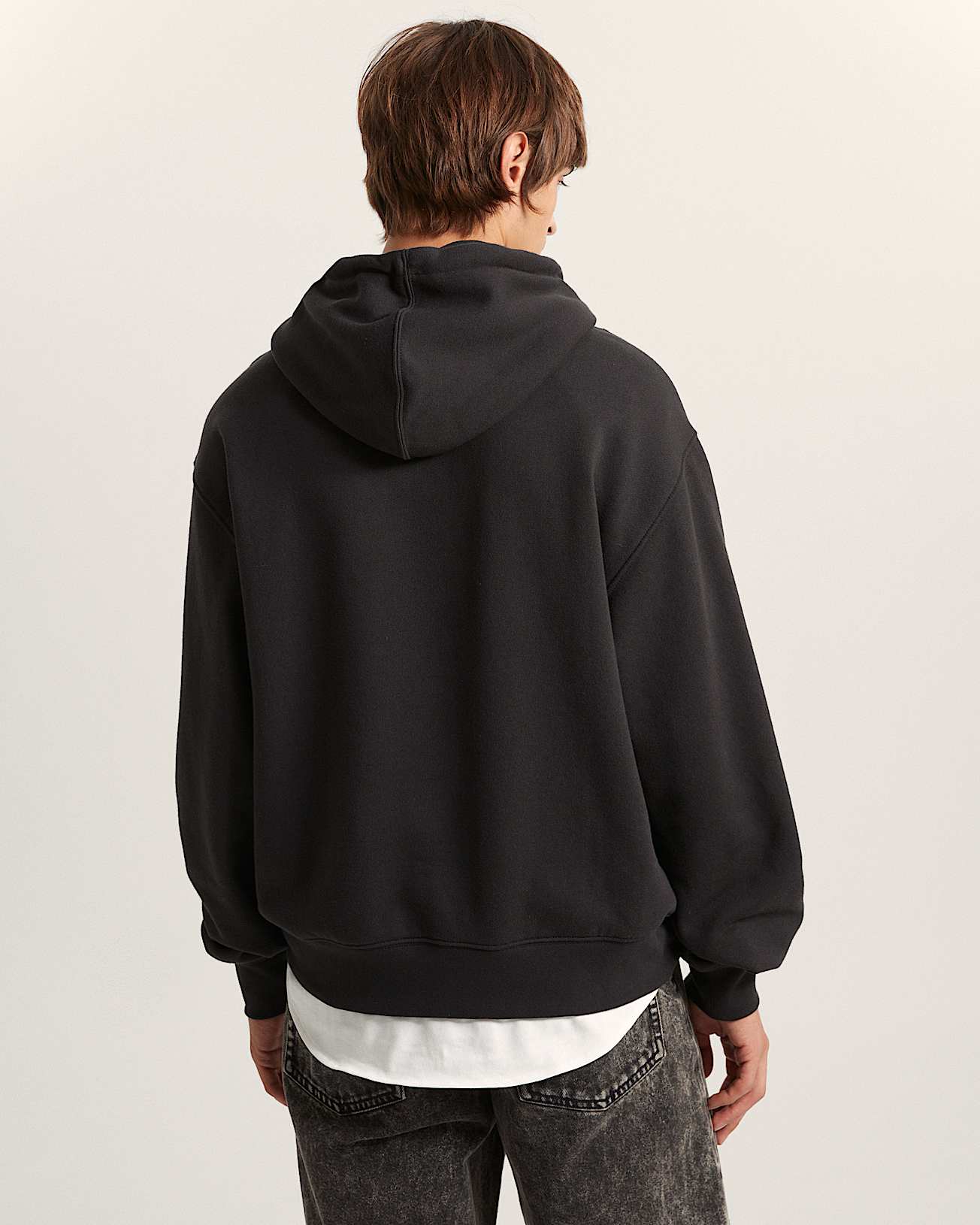 Bluza z kapturem Stretch Logo Pullover VANS Czarny ALT3