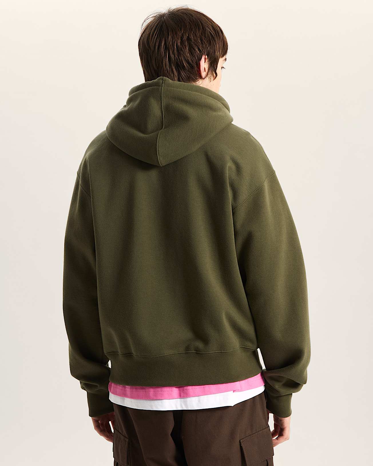 Felpa con cappuccio e zip intera Wild Circle VANS Verde ALT3