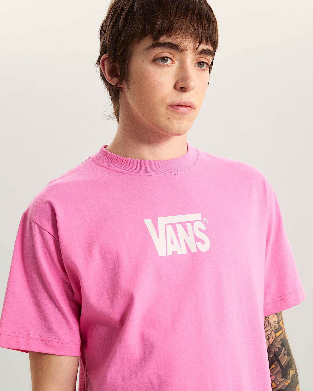 Stretch Logo Tee VANS Roze ALT5