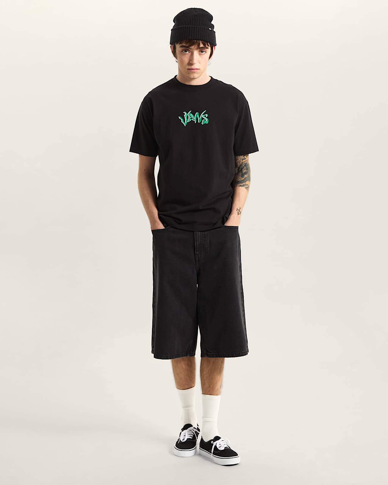 Wild Circle TShirt VANS Schwarz ALT4