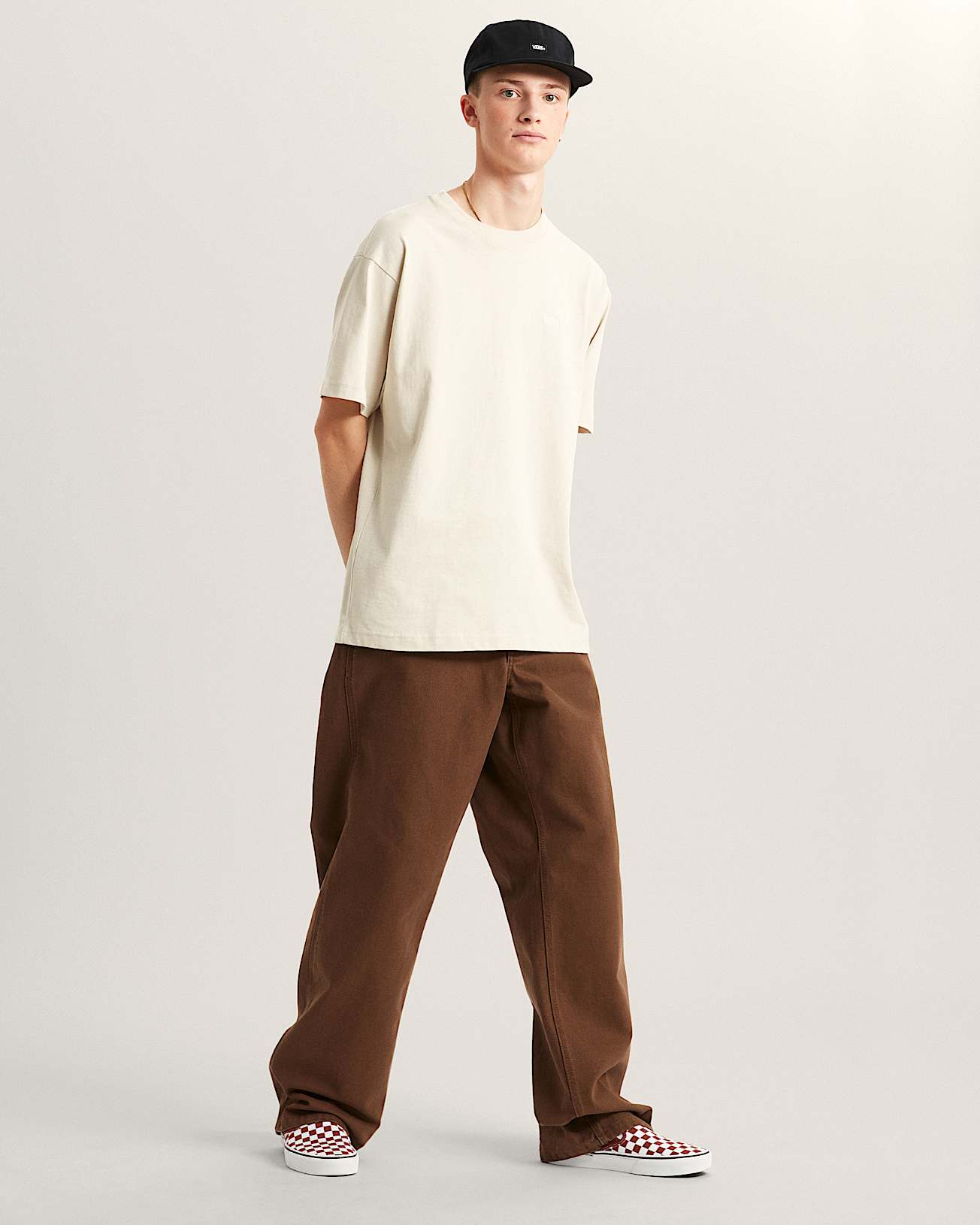 Drill Chore Loose Carpenter Trousers VANS Brown ALT5