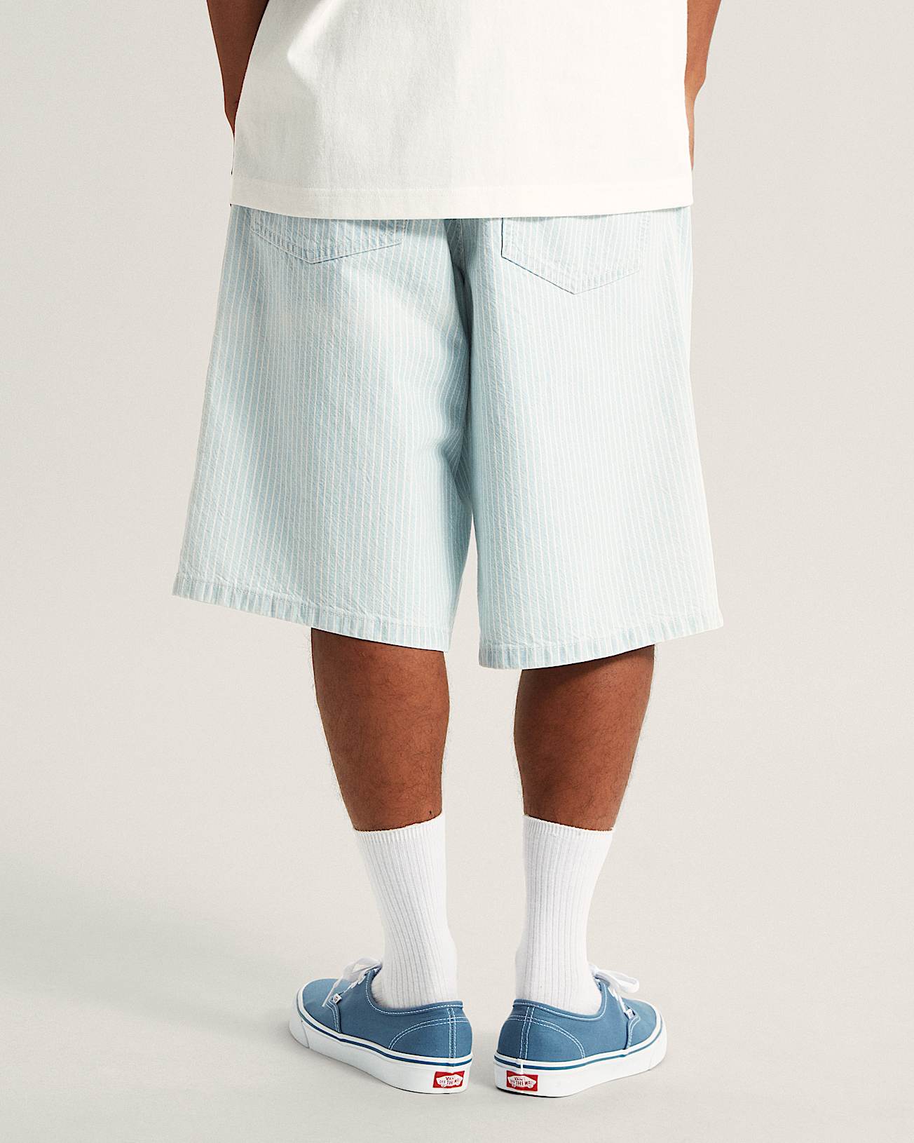 Pantalones cortos denim de corte holgado Check5 VANS Gris ALT3