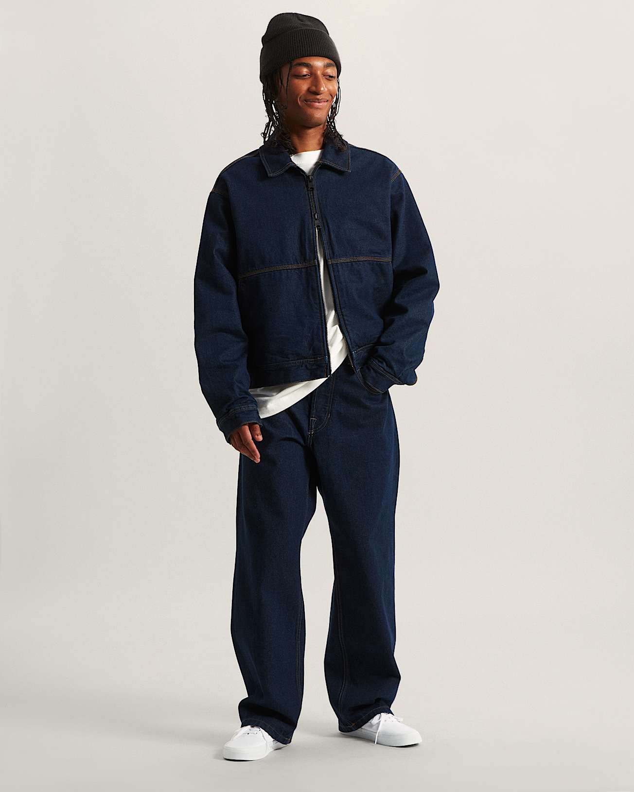 Premium Denim Station Jacket VANS Blue ALT5