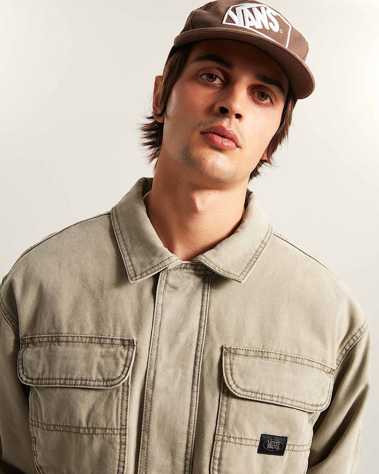 Umber Pigment CanvasJacke VANS Grau ALT6