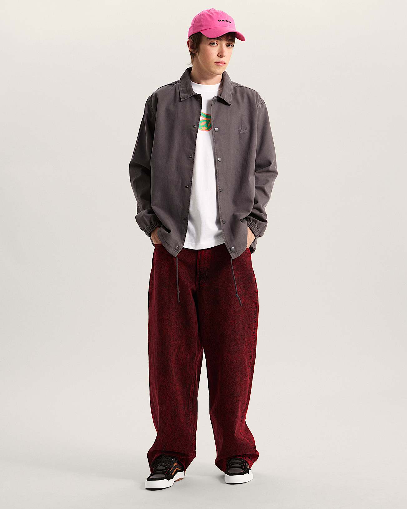 Torrey Pigment CoachJacke aus Canvas VANS Grau ALT5