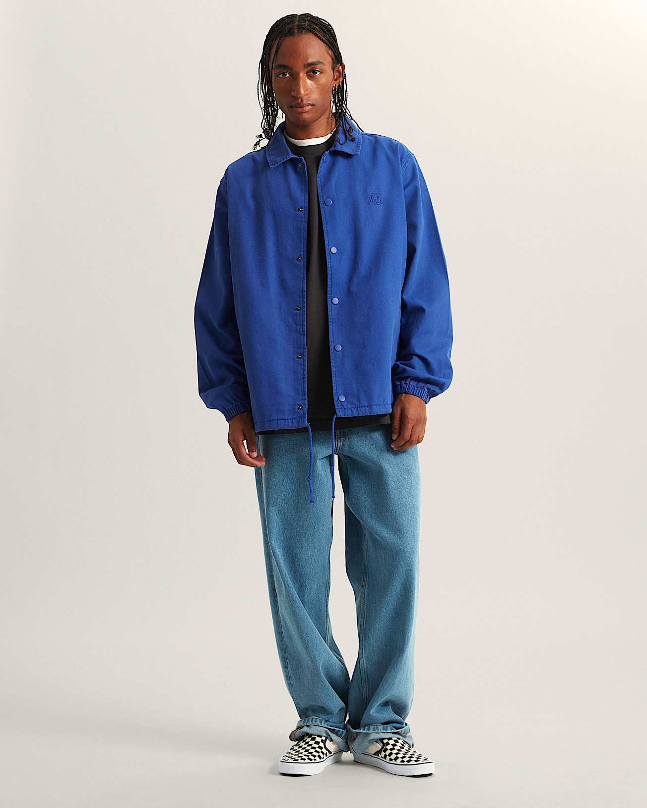 Torrey Pigment Canvas Coaches Jacket VANS Blue ALT5