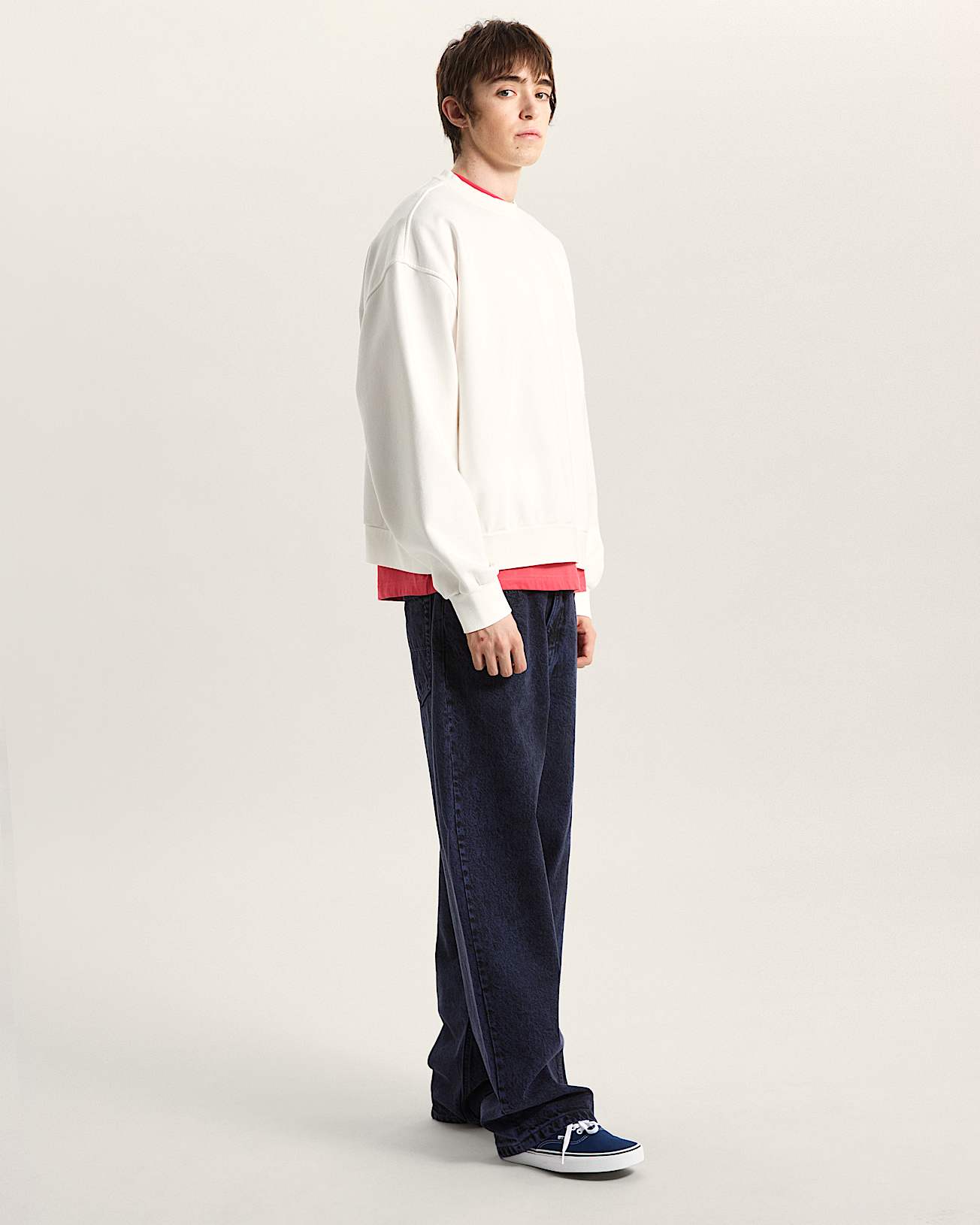 Premium Crewneck Sweatshirt VANS White ALT4