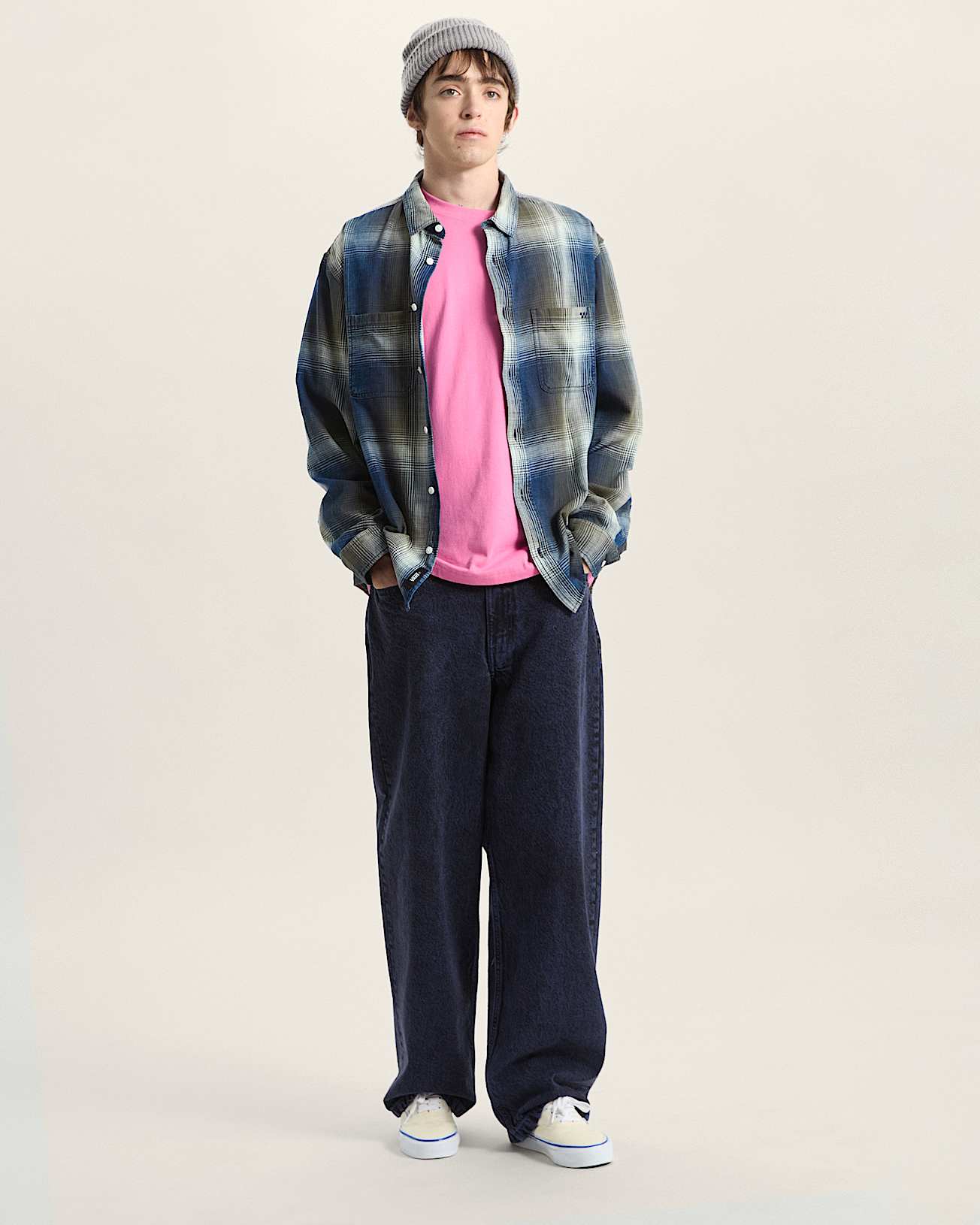 Koszula z dugim rkawem Indigo Plaid VANS Zielony ALT5