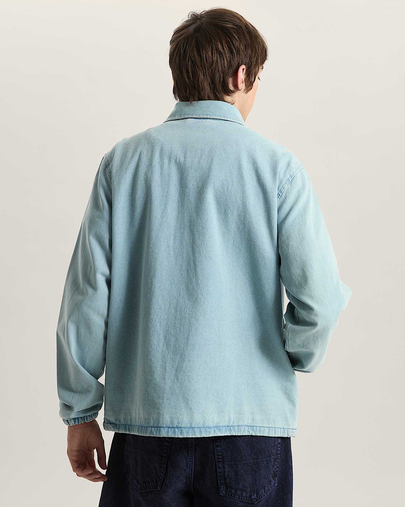 Denim Torrey Coaches Jacket LIGHT STONEWASH VANS Blue ALT3