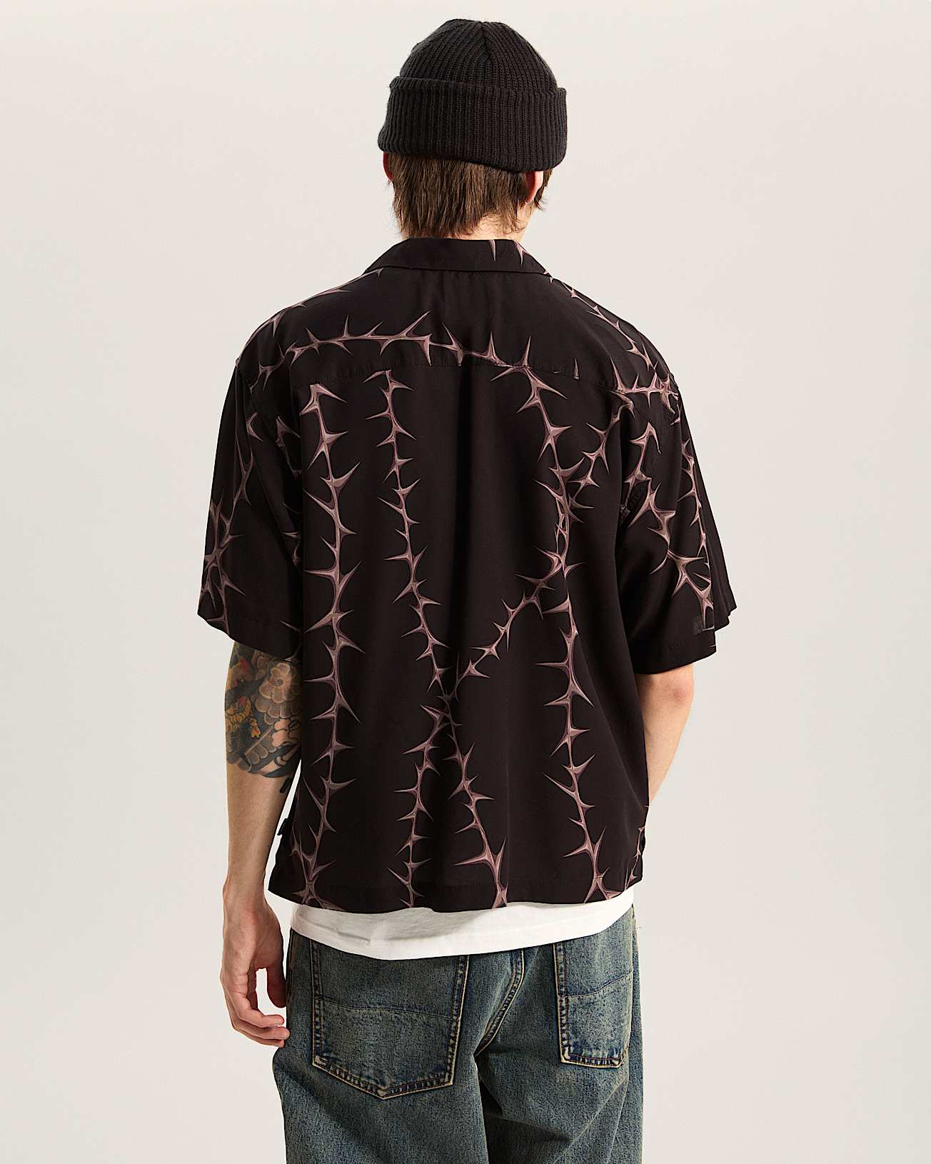 Van Doren Camp TShirt mit Print VANS Schwarz ALT3
