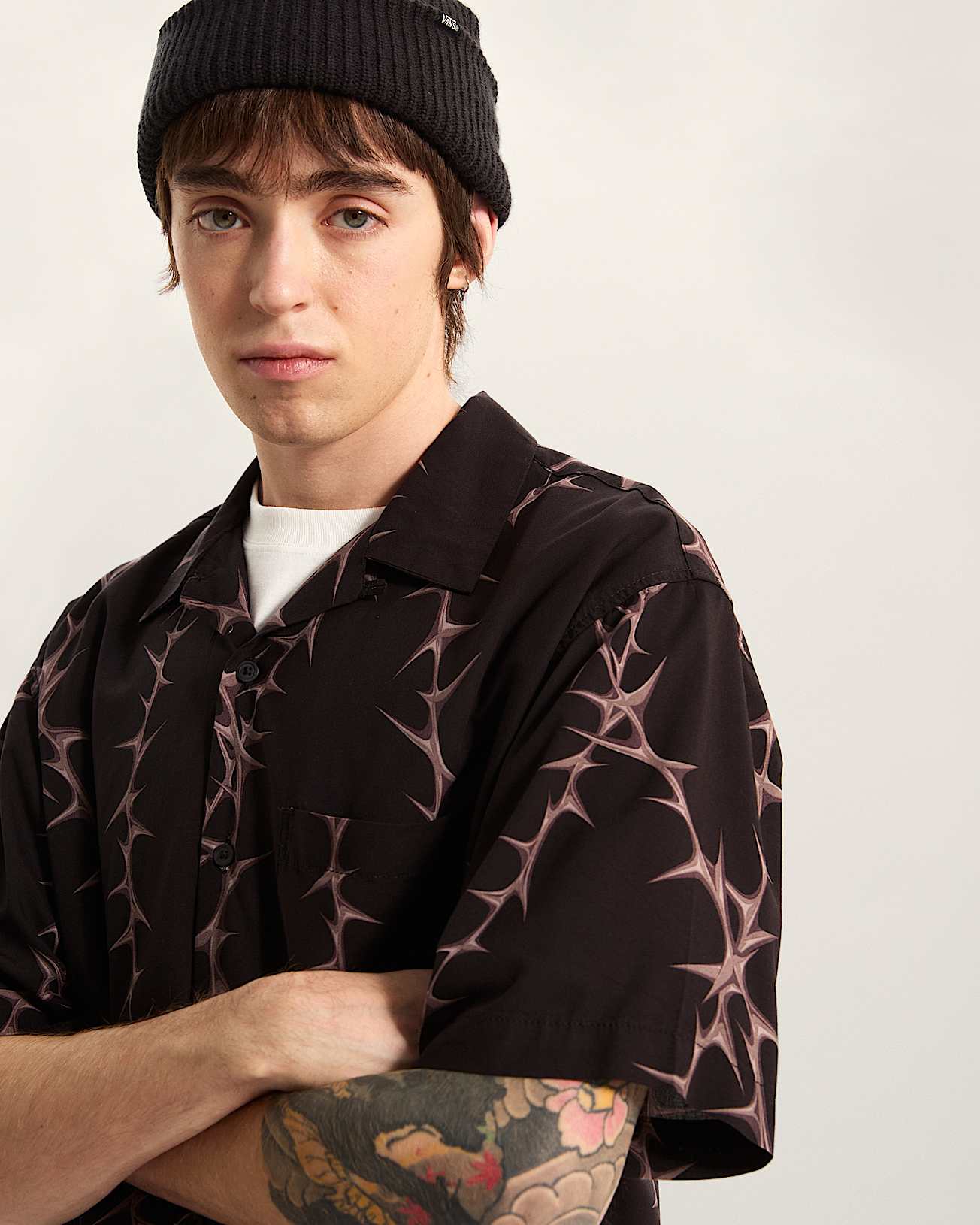 Van Doren Camp TShirt mit Print VANS Schwarz ALT5