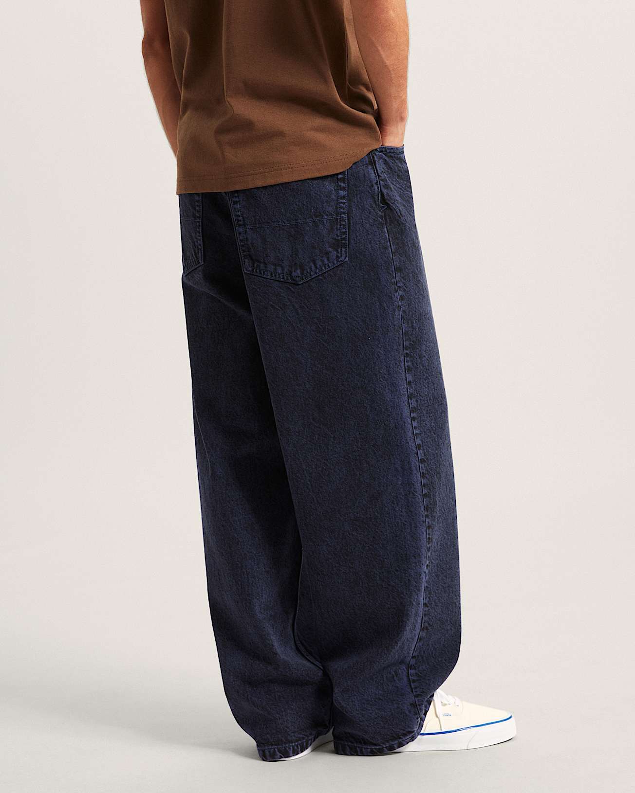 Check5 Baggy Acid Overdyed Denim Pants Deep Indigo VANS Blu ALT3