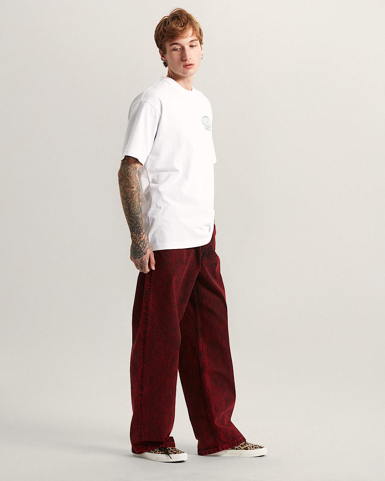 Check5 Baggy Denim Jeans VANS Red ALT5