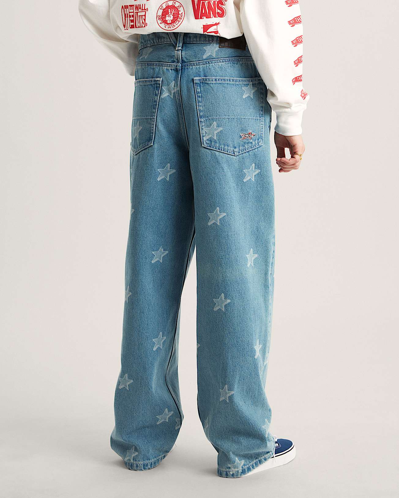 Check5 Baggy Denim Starmarked Pants STONEWASHBLUE VANS Blue ALT3