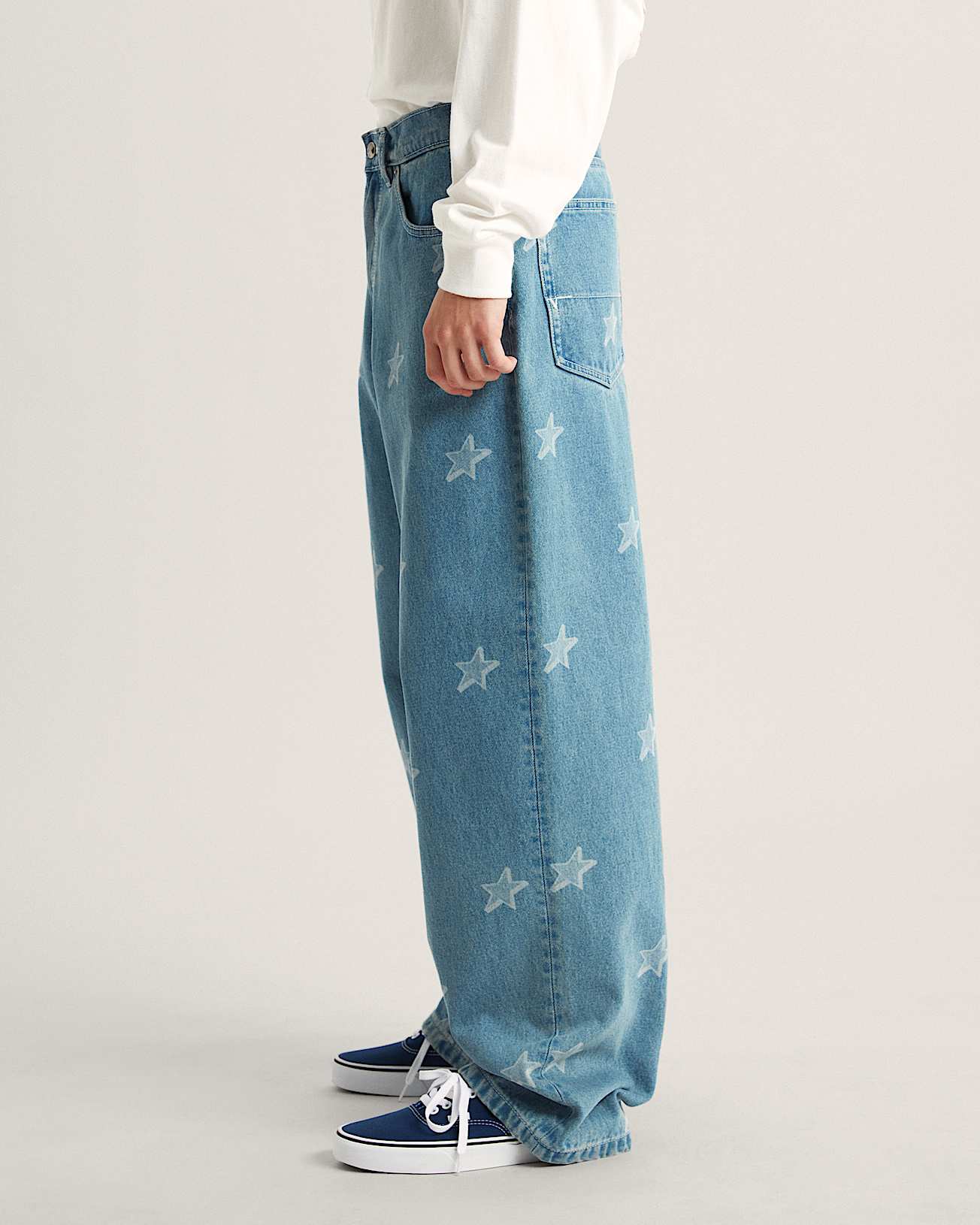 Check5 Baggy Denim Starmarked Pants STONEWASHBLUE VANS Blue ALT4