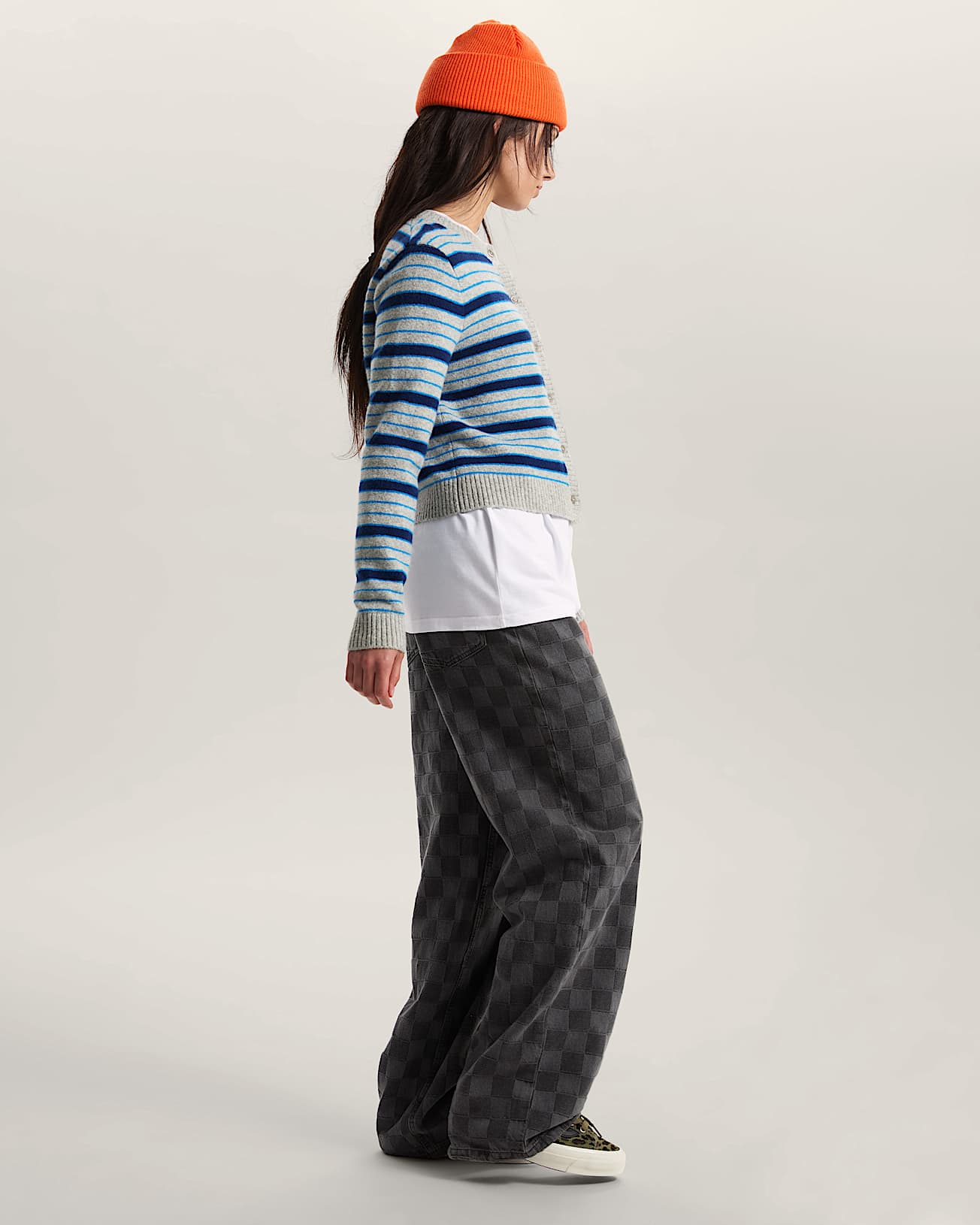 Premium Dolly Stripe CardiganSweatshirt VANS Grau ALT5