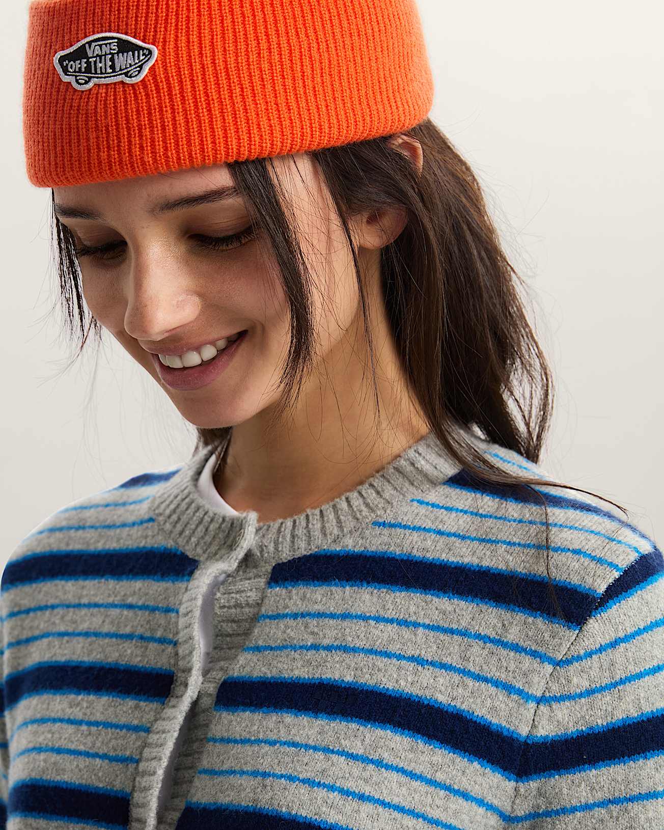 Premium Dolly Stripe CardiganSweatshirt VANS Grau ALT6