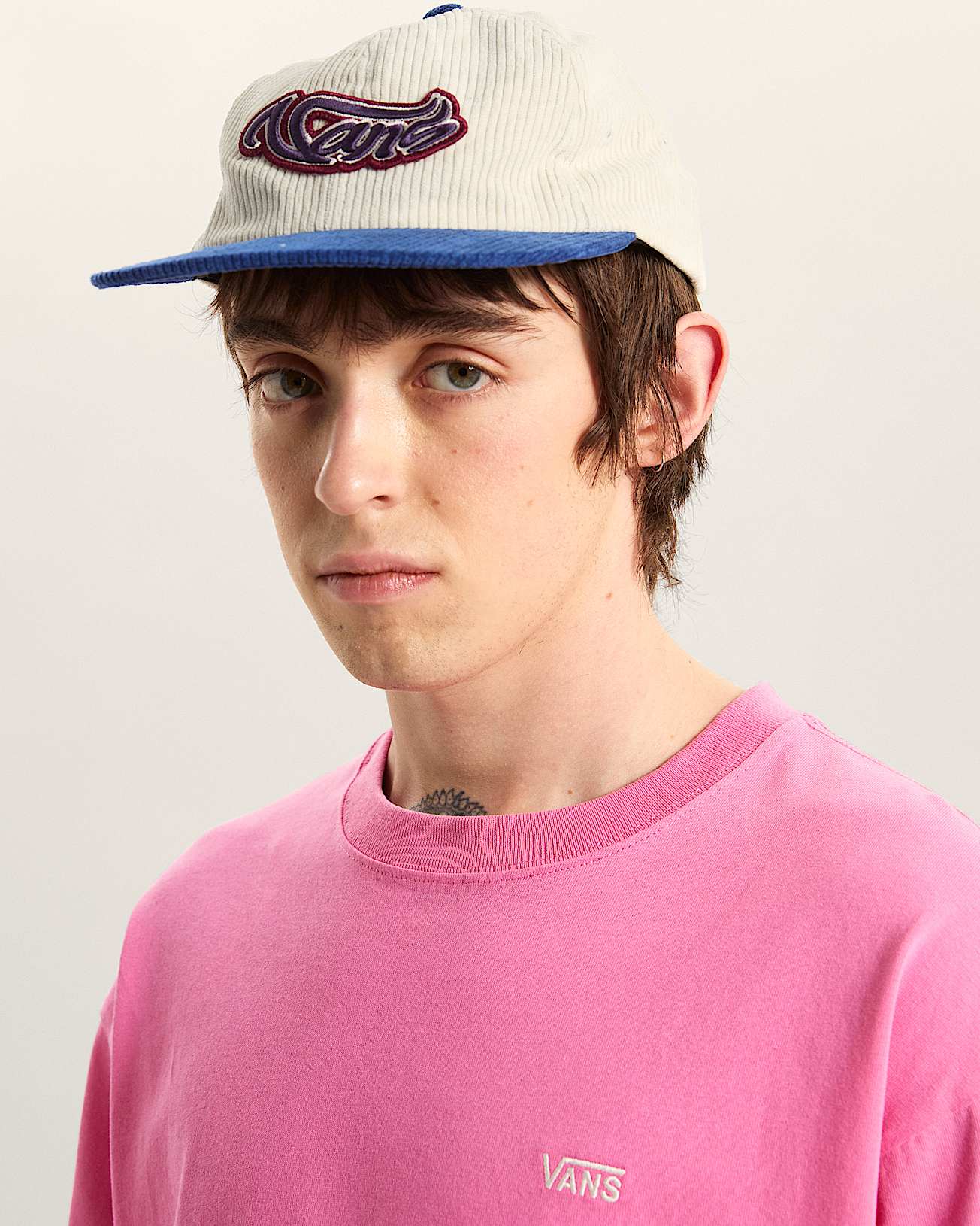 Casquette de jockey Wavy Script VANS Bleu ALT3