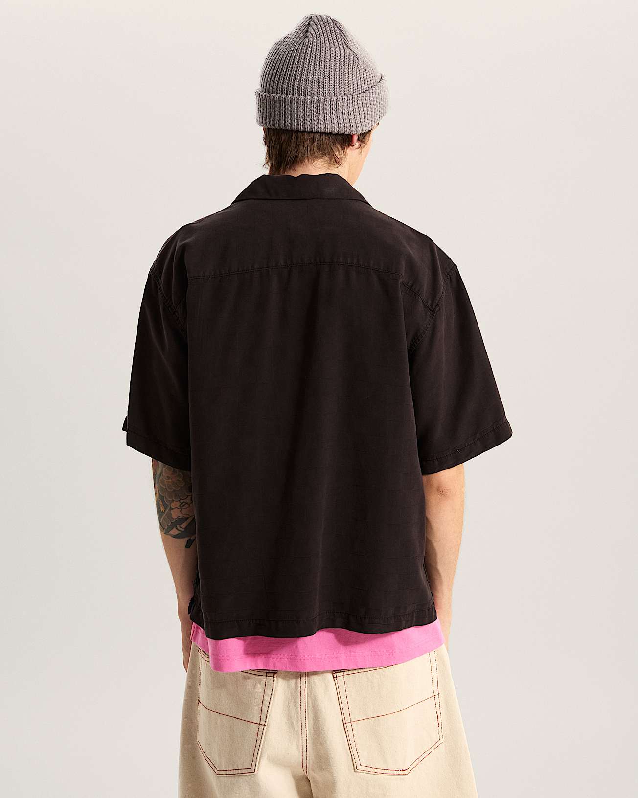 Camiseta Van Doren Check Camp VANS Negro ALT3