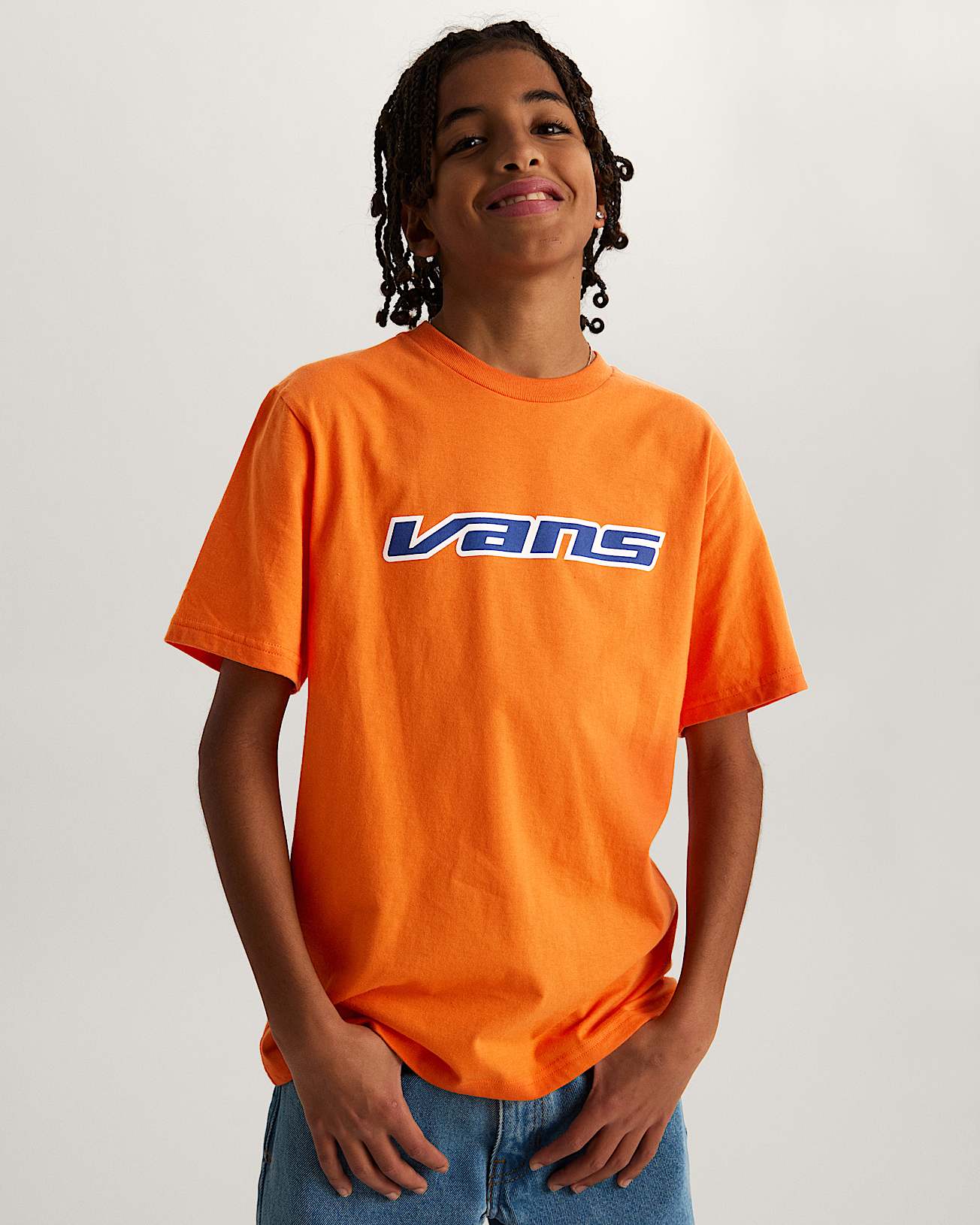 Kinder Retro Speed TShirt 814 Jahre VANS Orange ALT2