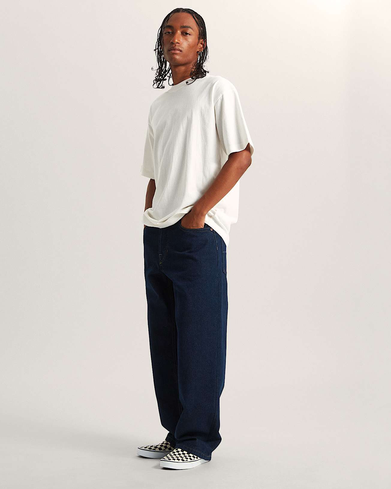 Camiseta de corte holgado Premium VANS Blanco ALT4