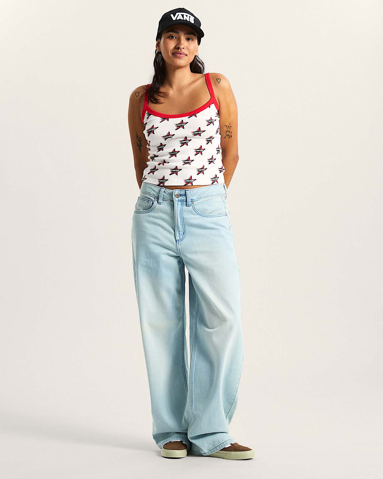 Kiki Cami Tank RACING RED VANS Rojo ALT4