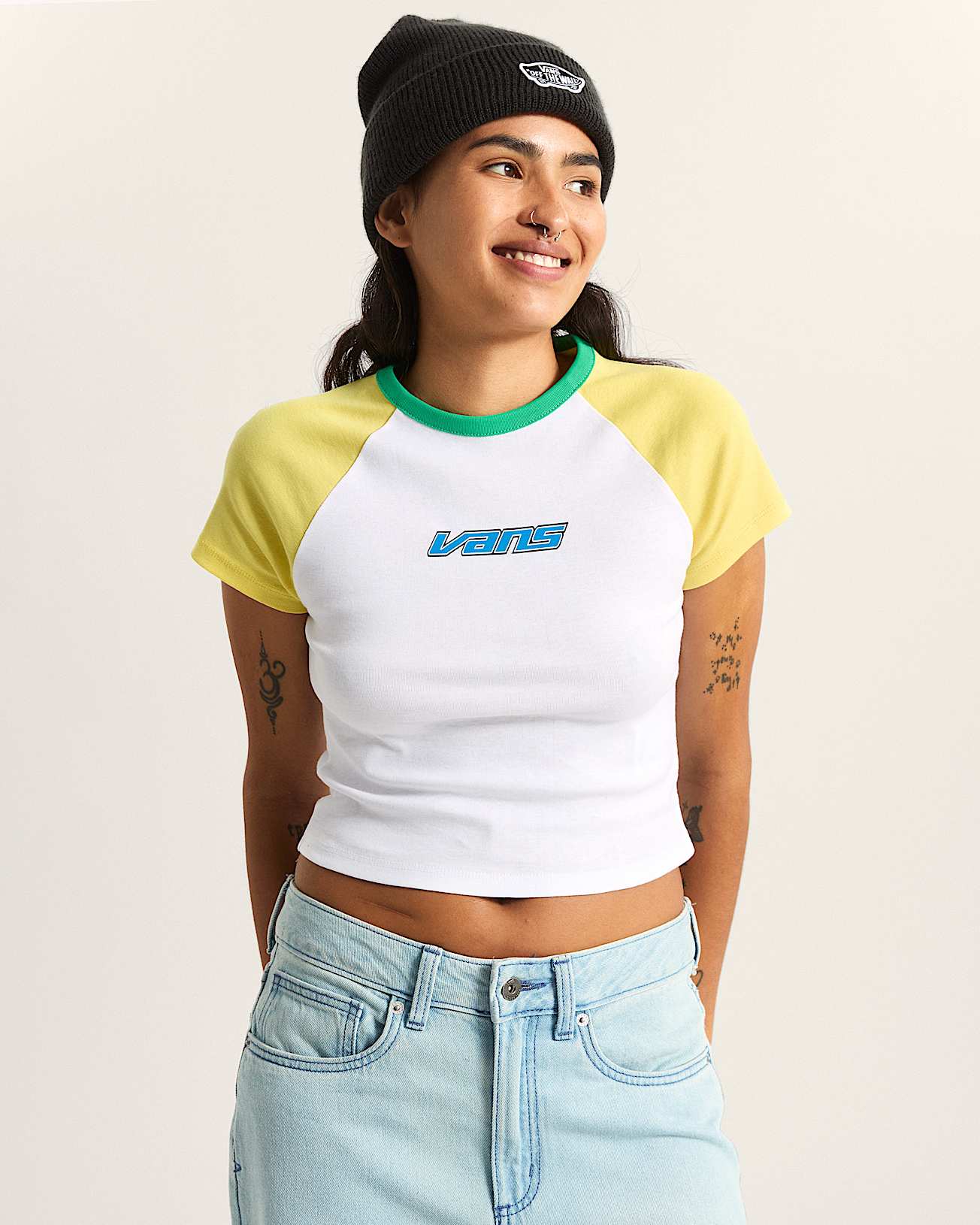 Clare Baby TShirt VANS Gelb ALT2