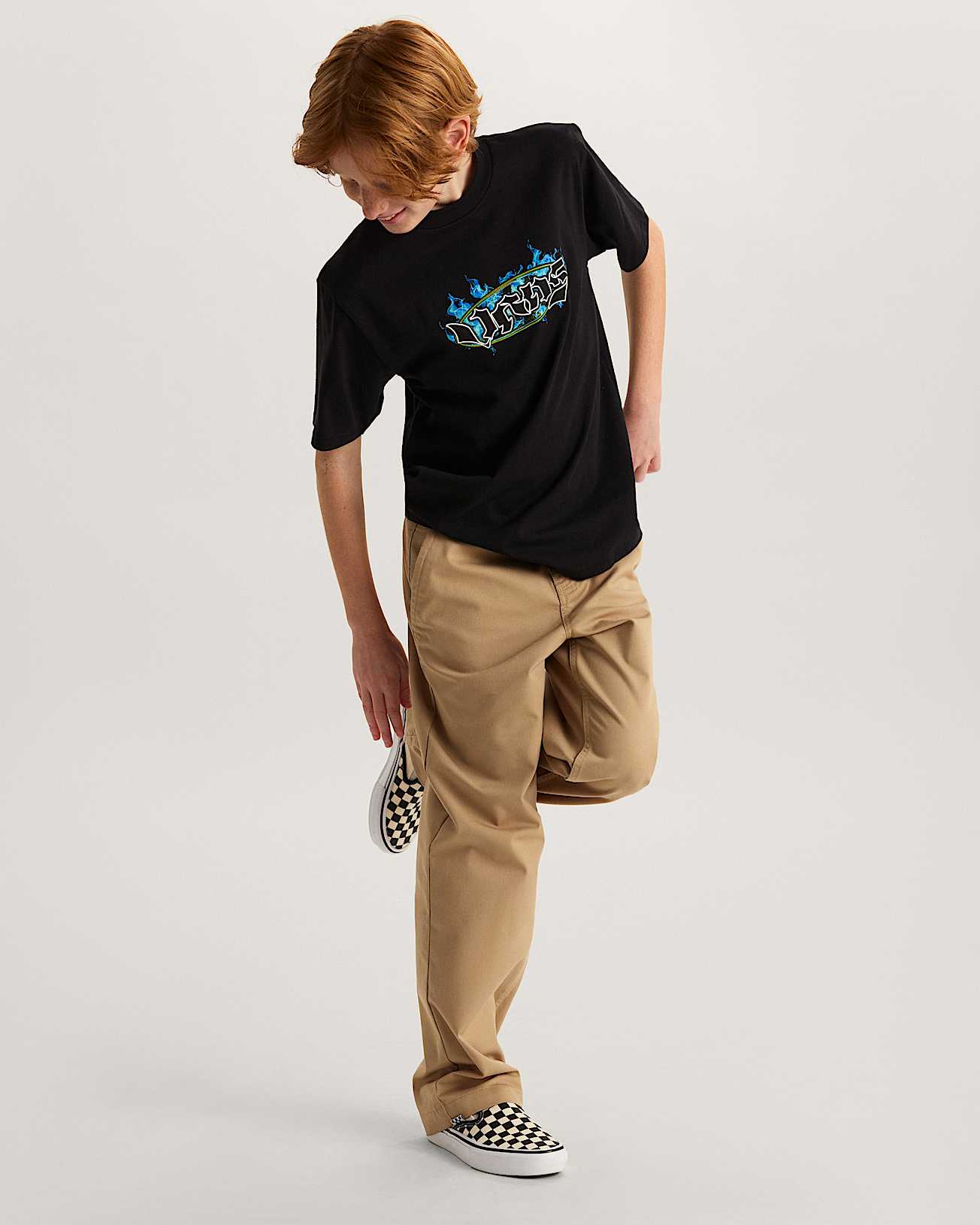 Kinder Night Spark TShirt 814 Jahre VANS Schwarz ALT4