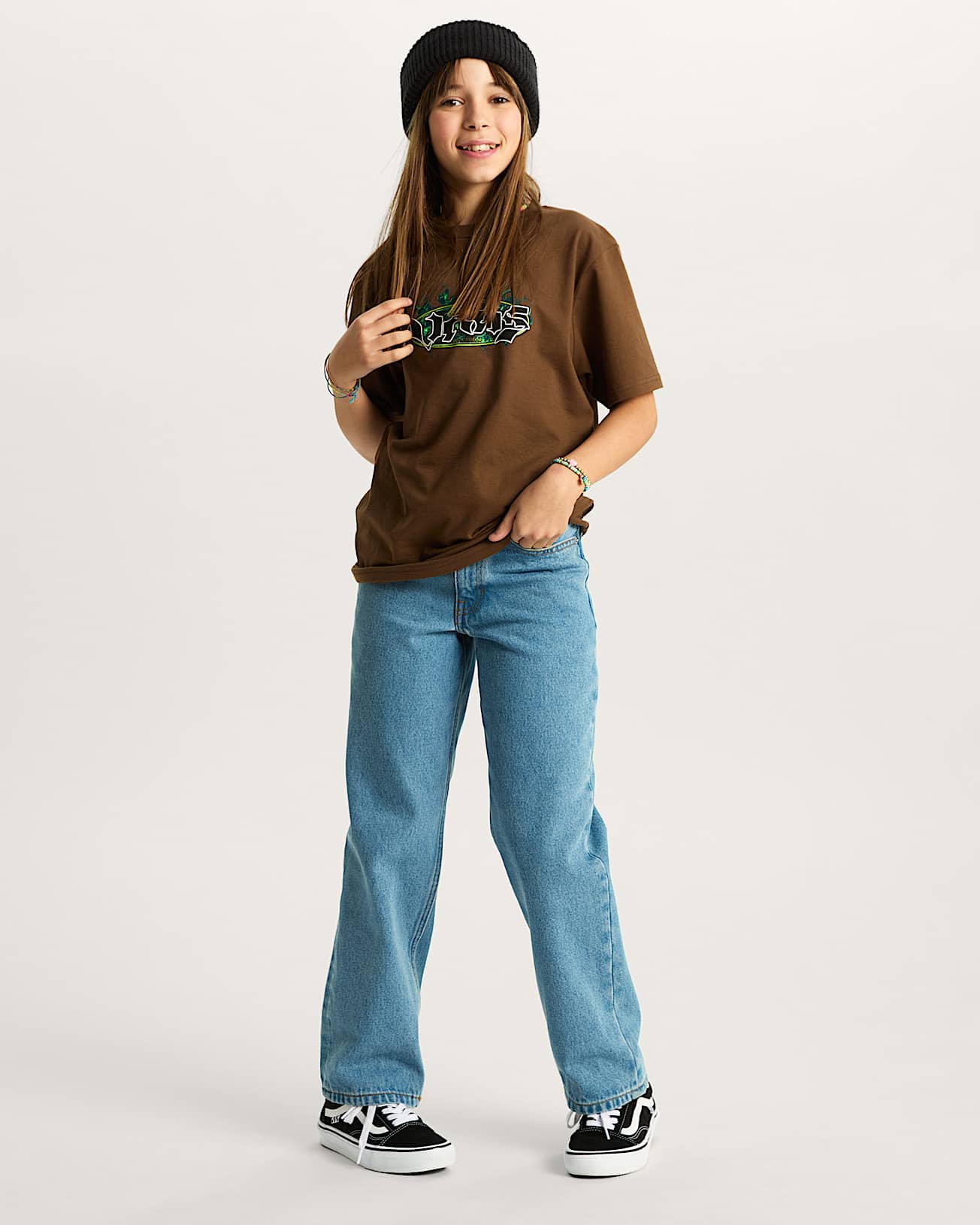 Kinder Night Spark TShirt 814 Jahre VANS Braun ALT7