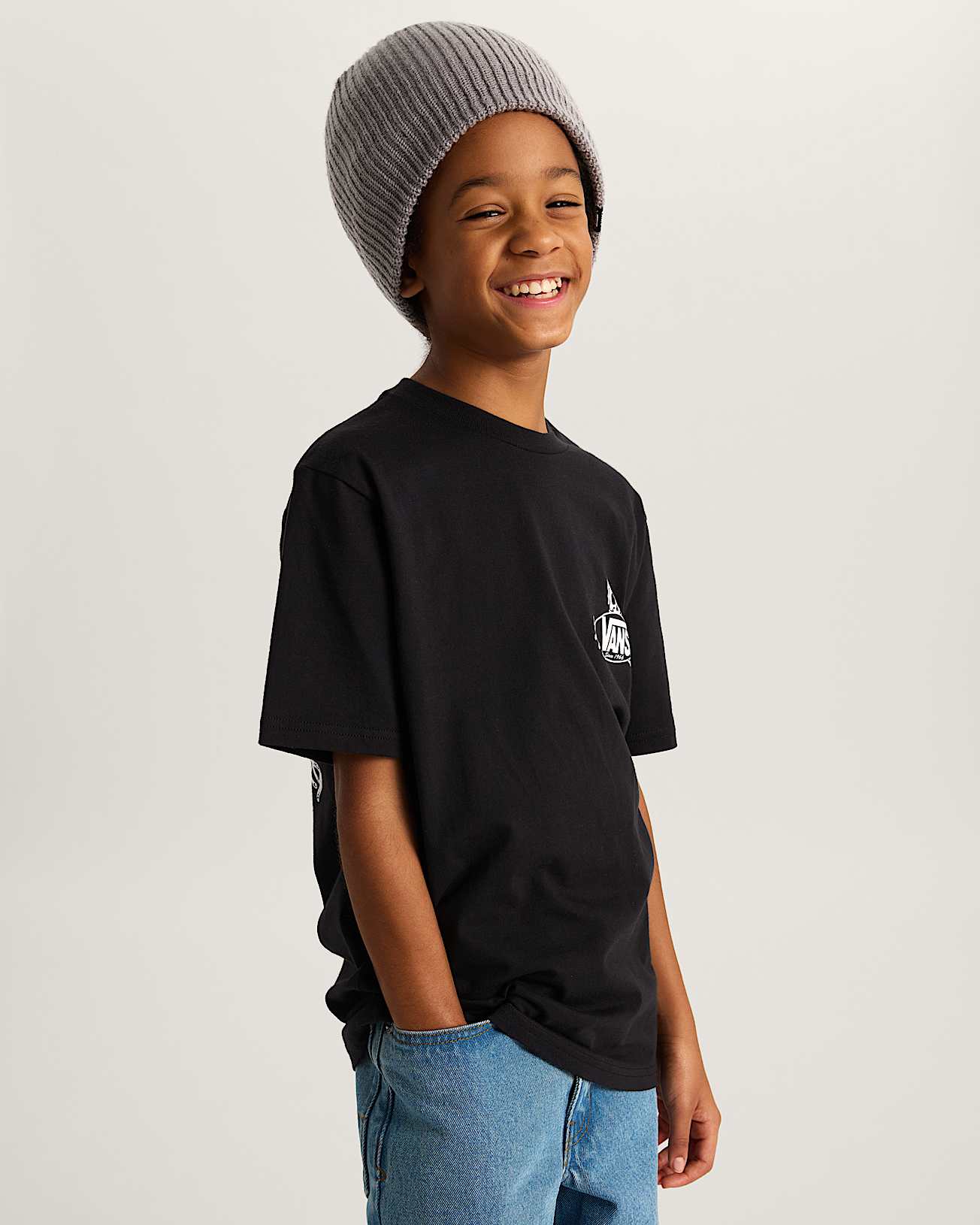 Kinder Framework TShirt 814 Jahre VANS Schwarz ALT2