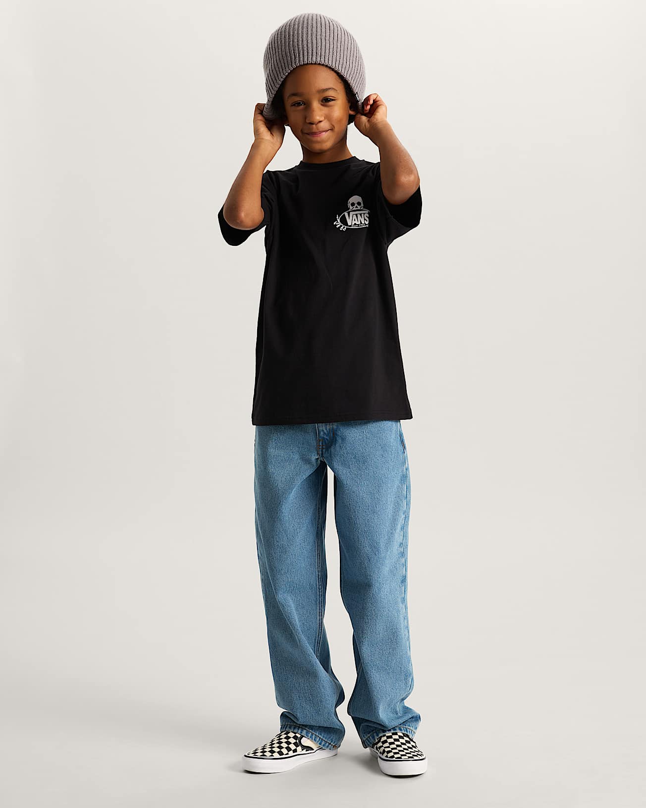 Kinder Framework TShirt 814 Jahre VANS Schwarz ALT4