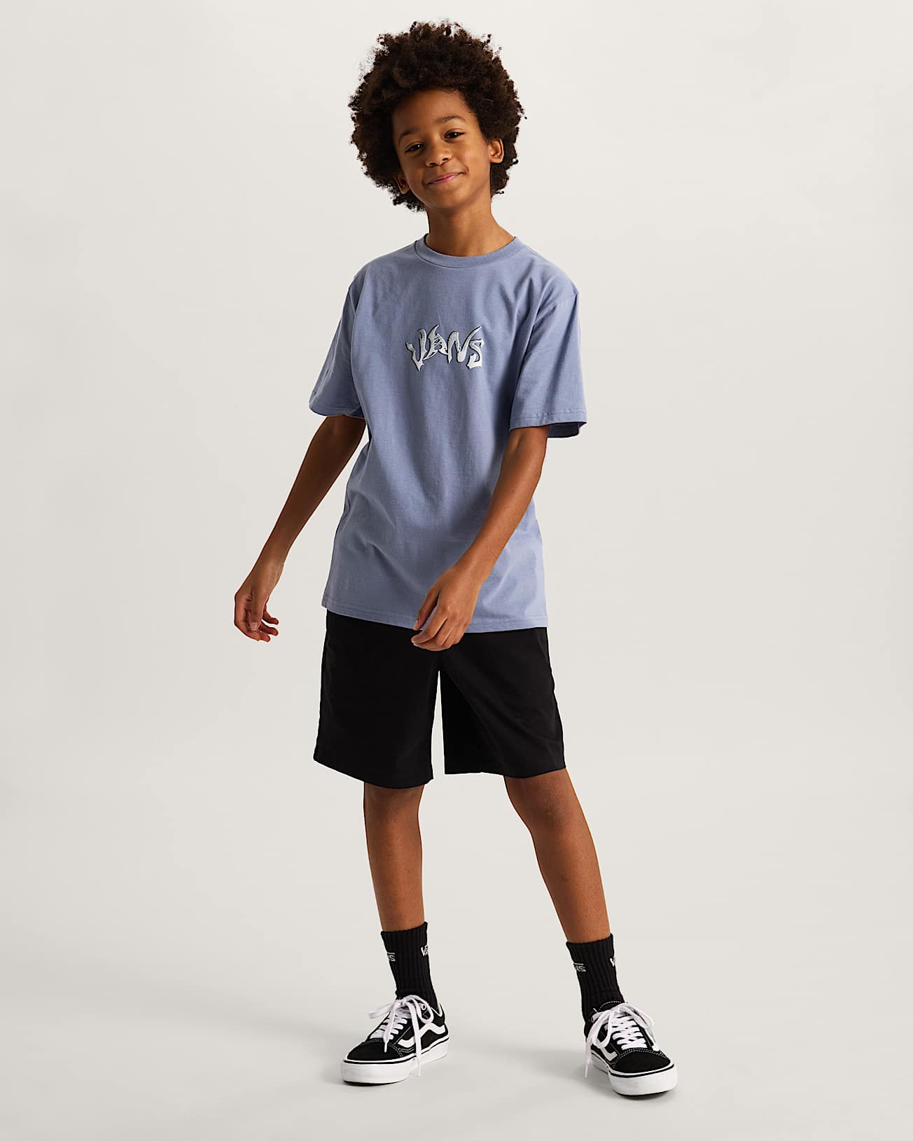 Kinder Wild Circle TShirt 814 Jahre VANS Grau ALT4