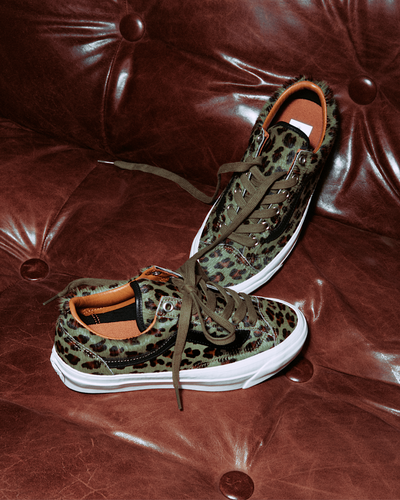 Scarpe Premium Old Skool VANS Verde ALT1