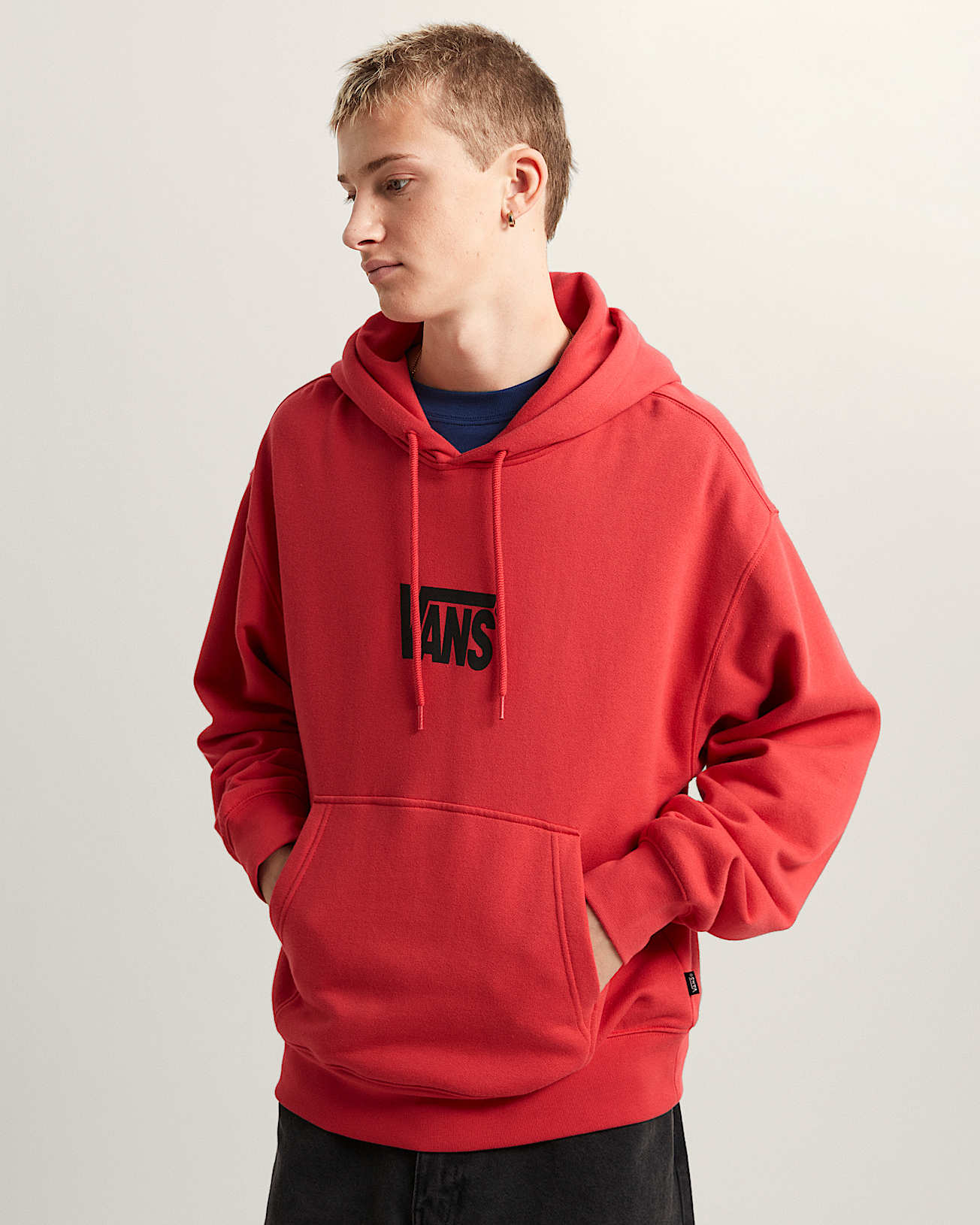 Sudadera elstica con capucha y logotipo VANS Rosa ALT3