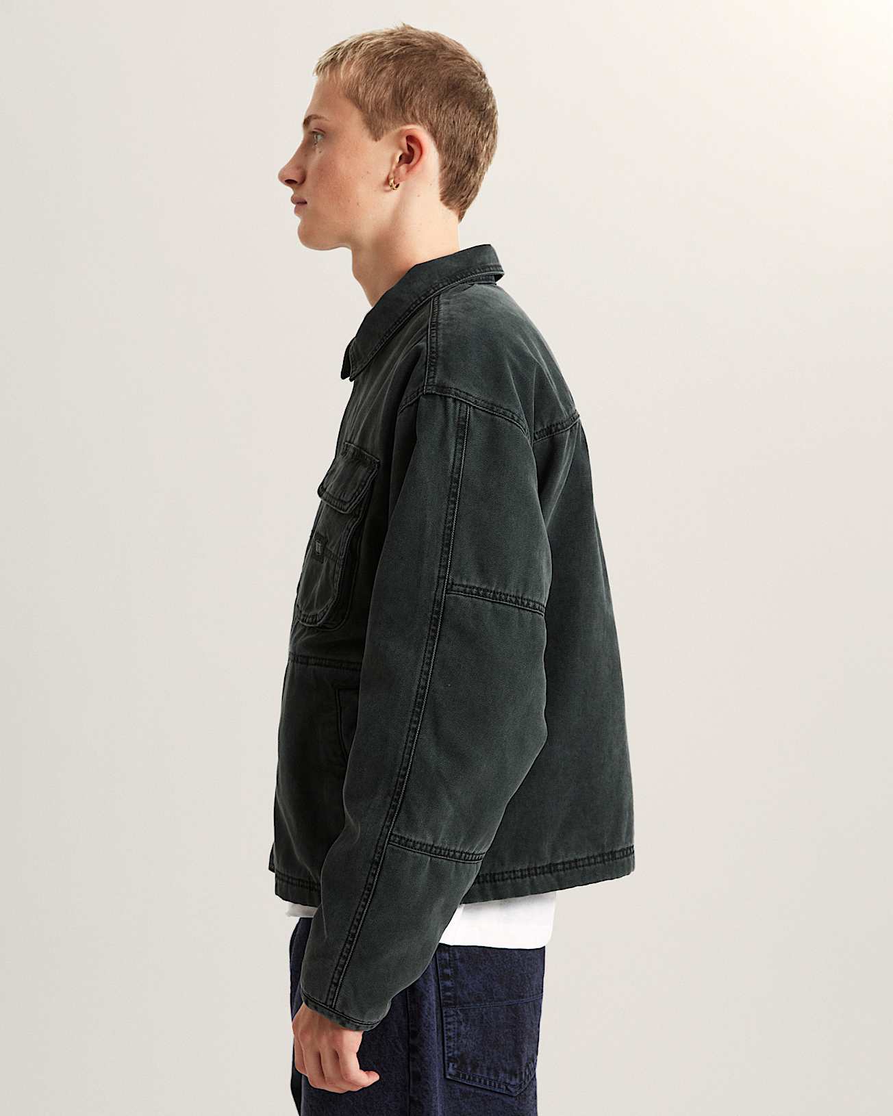 Umber Pigment Canvas Jacket Black VANS Nero ALT5