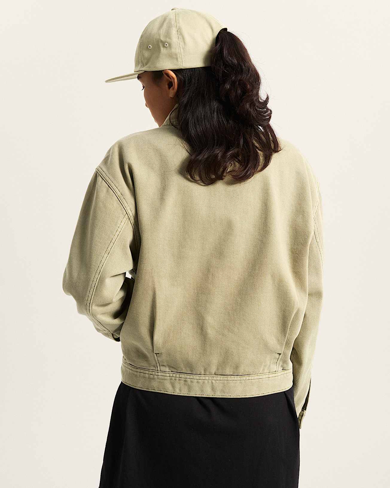 Womens Pomona Station Jacket Soft Sage VANS Beige ALT4