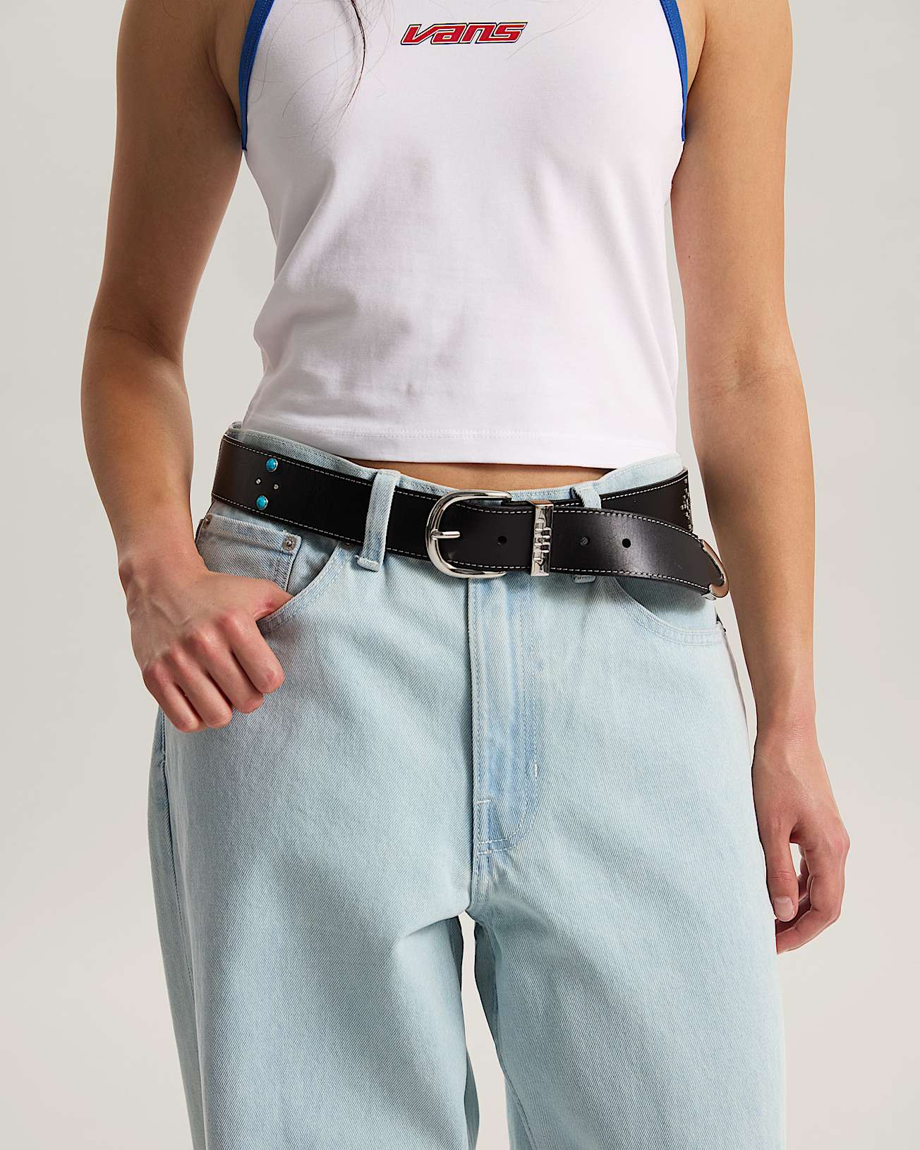 Premium Nietengrtel VANS Schwarz ALT2