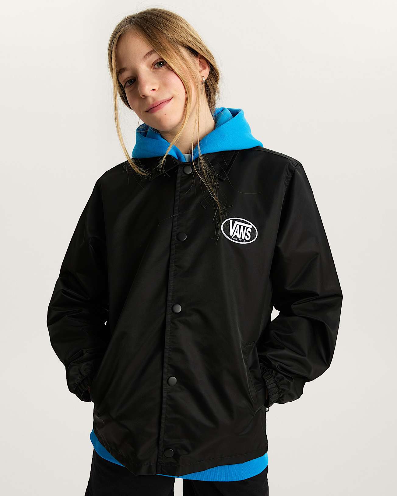 Kinder Torrey Coaches Jacke 814 Jahre VANS Schwarz ALT6