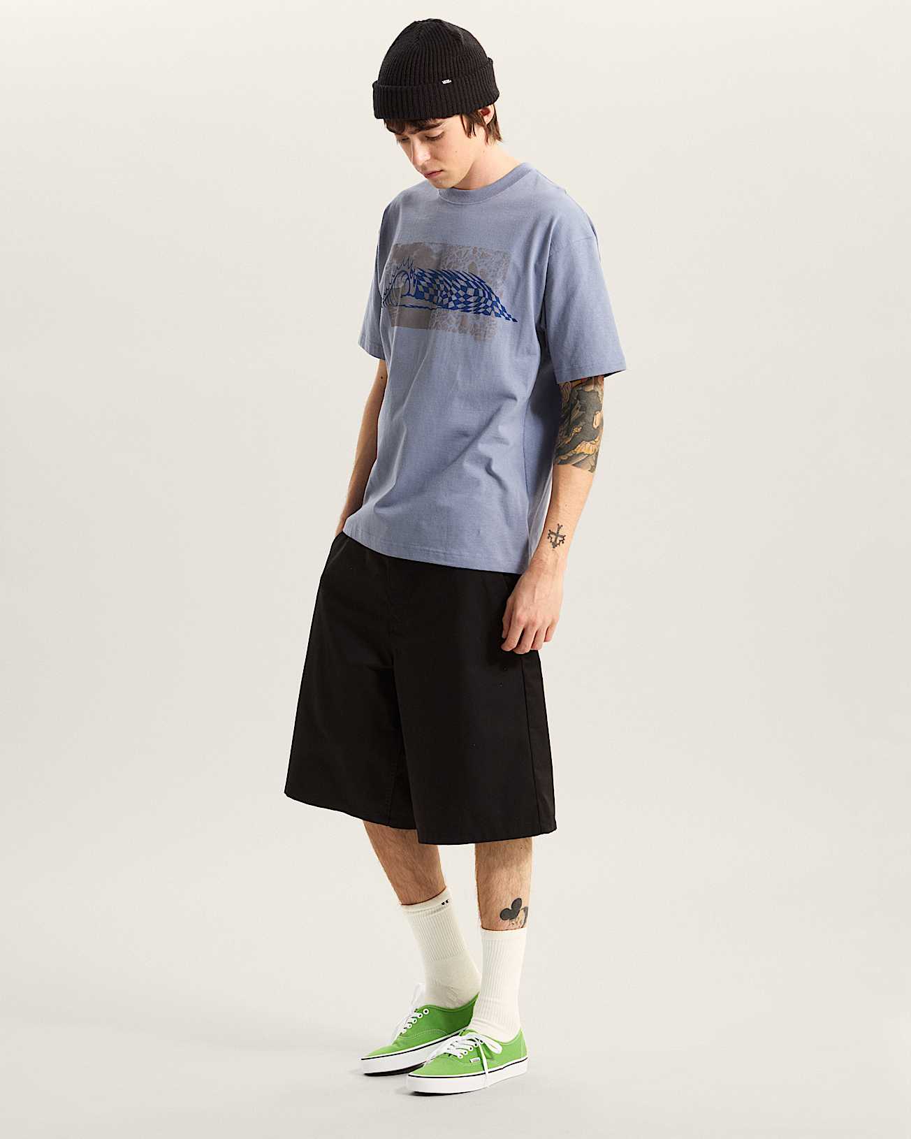 Wave Check TShirt VANS Grau ALT4