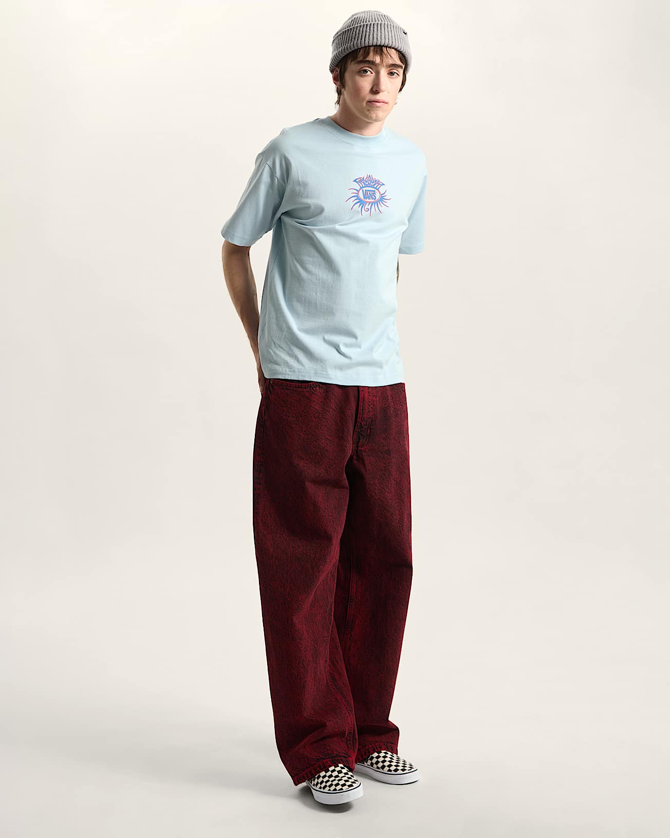 Torched SS Tee Dawn Mist VANS Blue ALT4