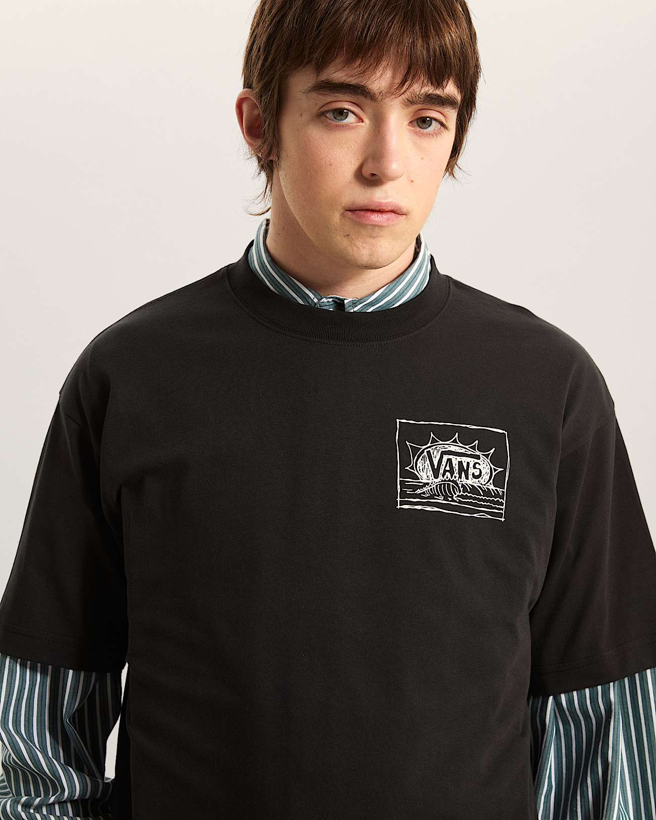 Bright Day TShirt VANS Schwarz ALT5