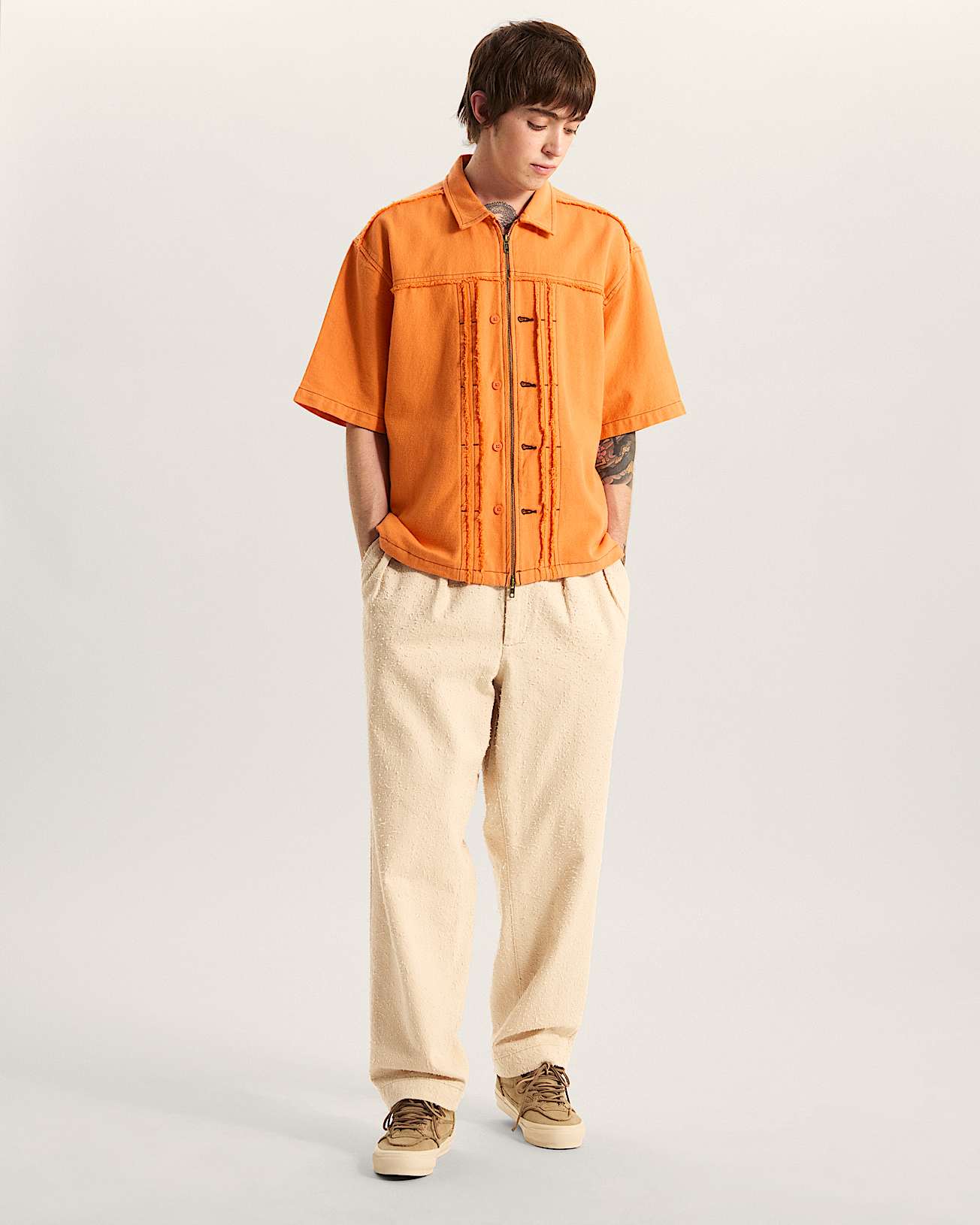 Pantalon pliss Otw By Vans Back VANS Beige ALT5