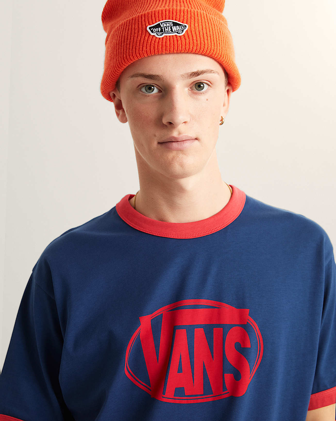 CENTER CHEST RINGER Tee VANS Blauw ALT5