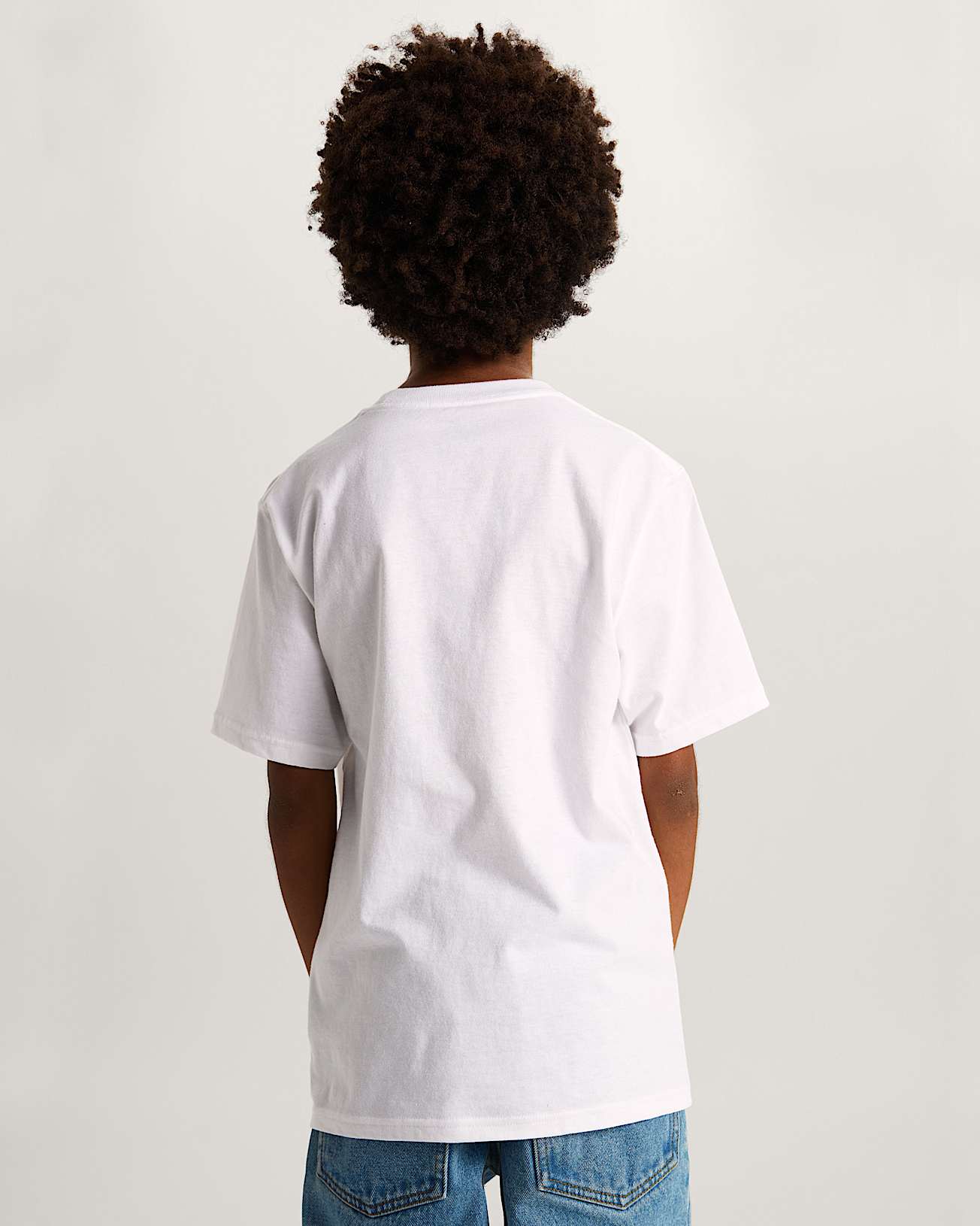 Kinder Wavy Script TShirt 814 Jahre VANS Wei ALT3