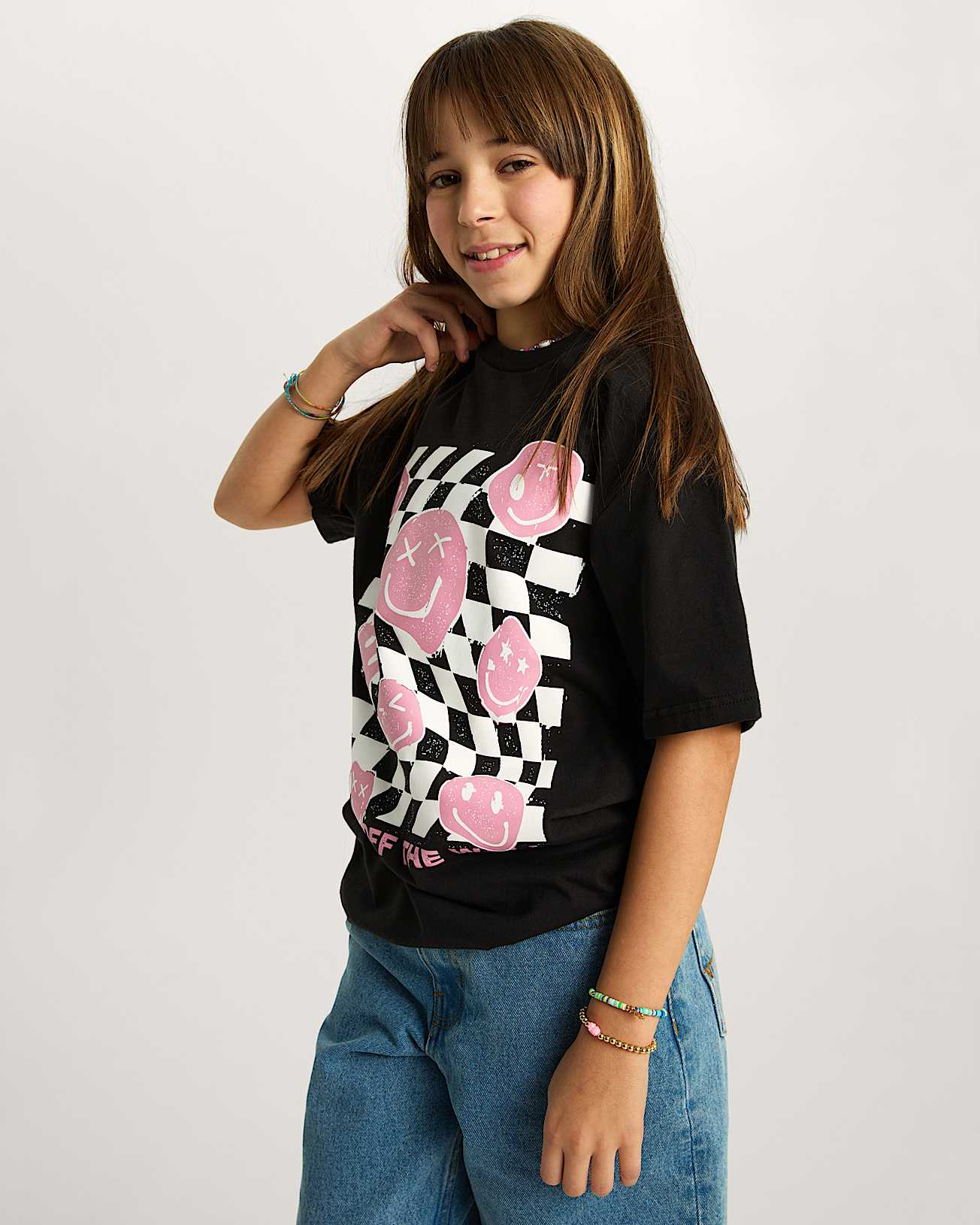 Kinder Twisted Joy TShirt 814 Jahre VANS Schwarz ALT5