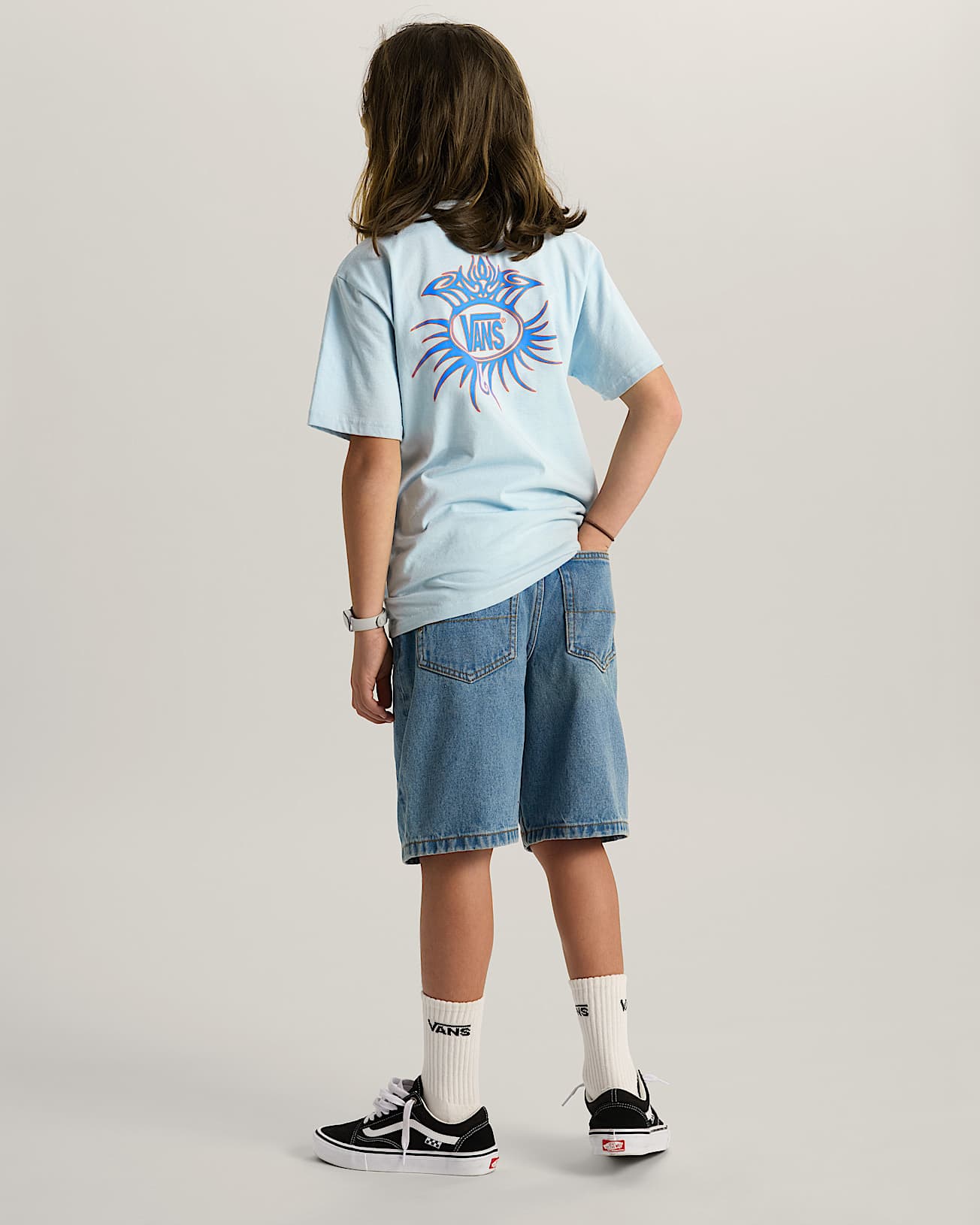 Torched Logo SS Dawn Mist VANS Azul ALT4