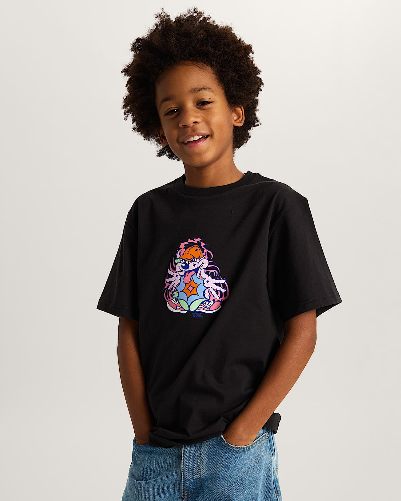 Kinder Boom Rascal TShirt 814 Jahre VANS Schwarz ALT2