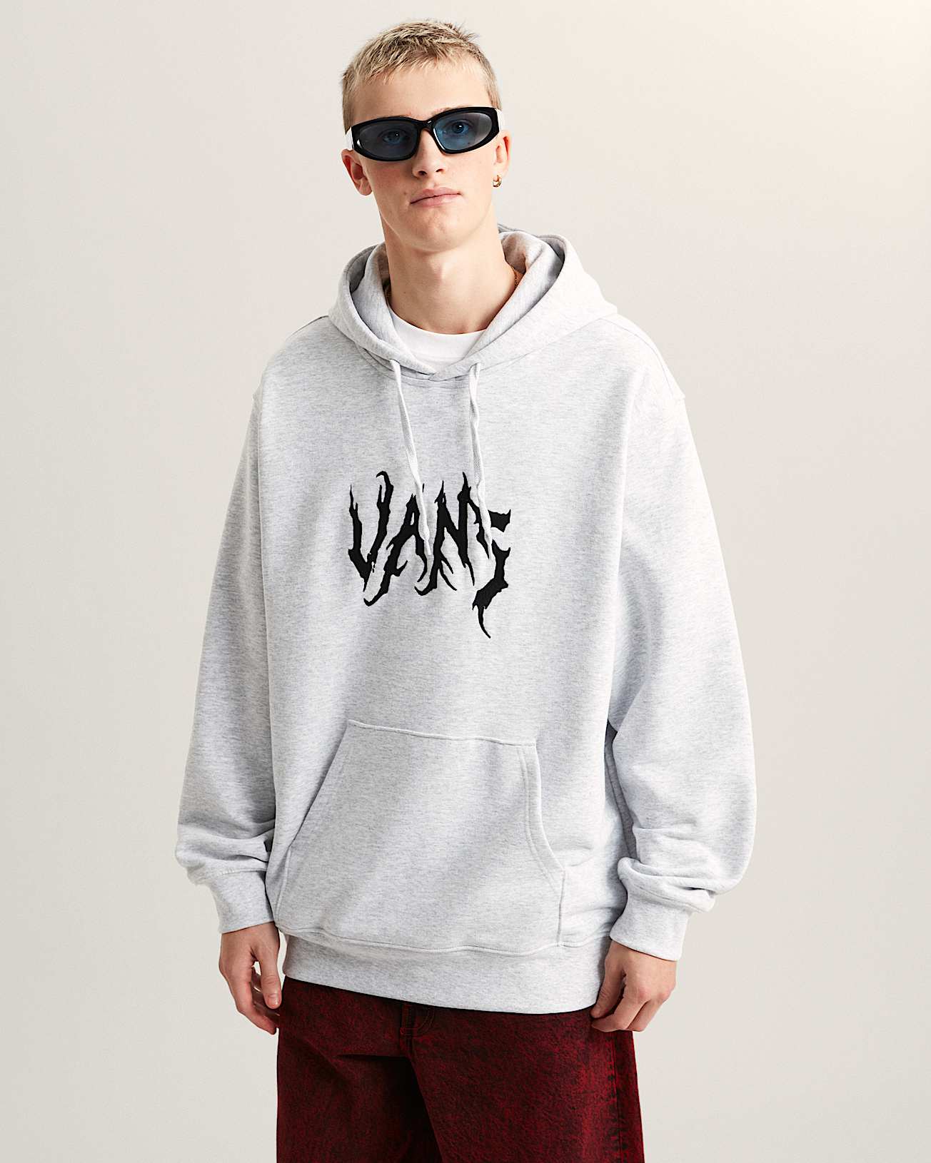 Sweat  capuche They Are Just Shoes Loose VANS Gris ALT2