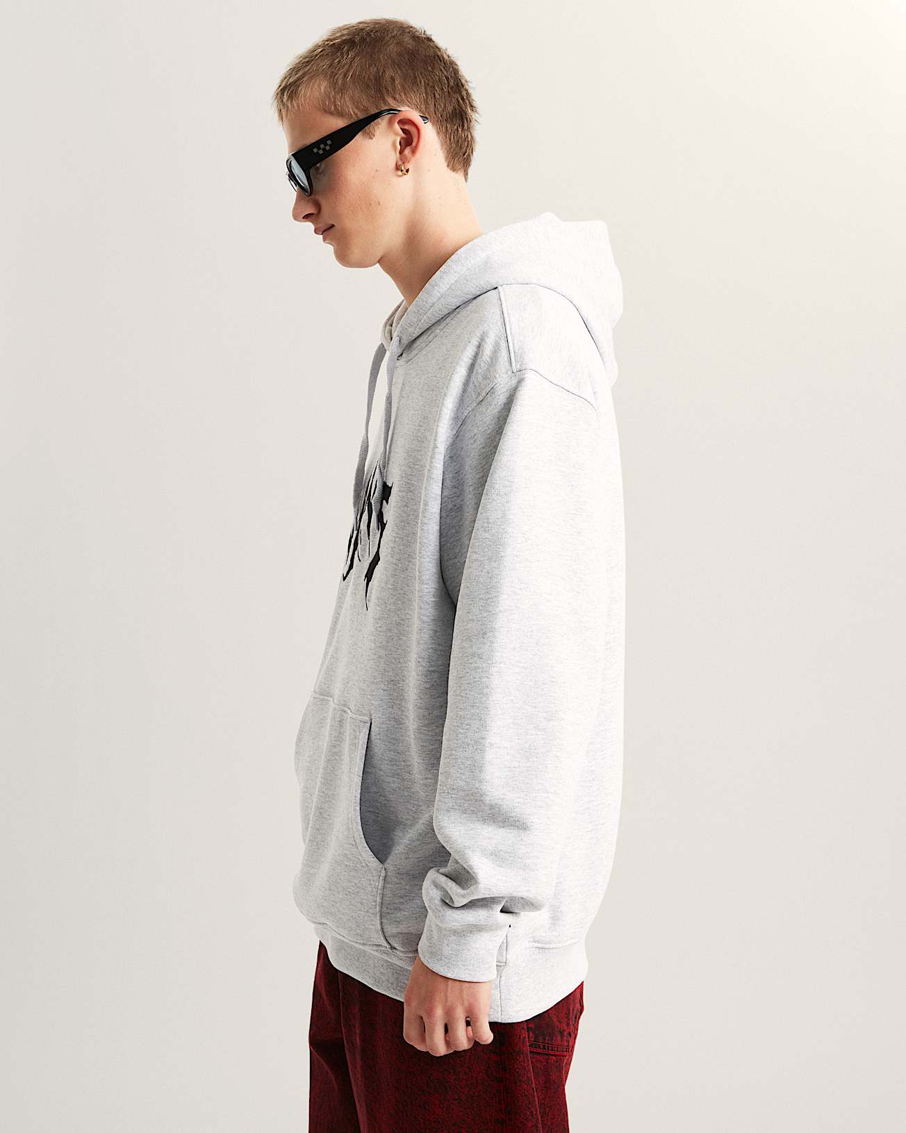 Sweat  capuche They Are Just Shoes Loose VANS Gris ALT4